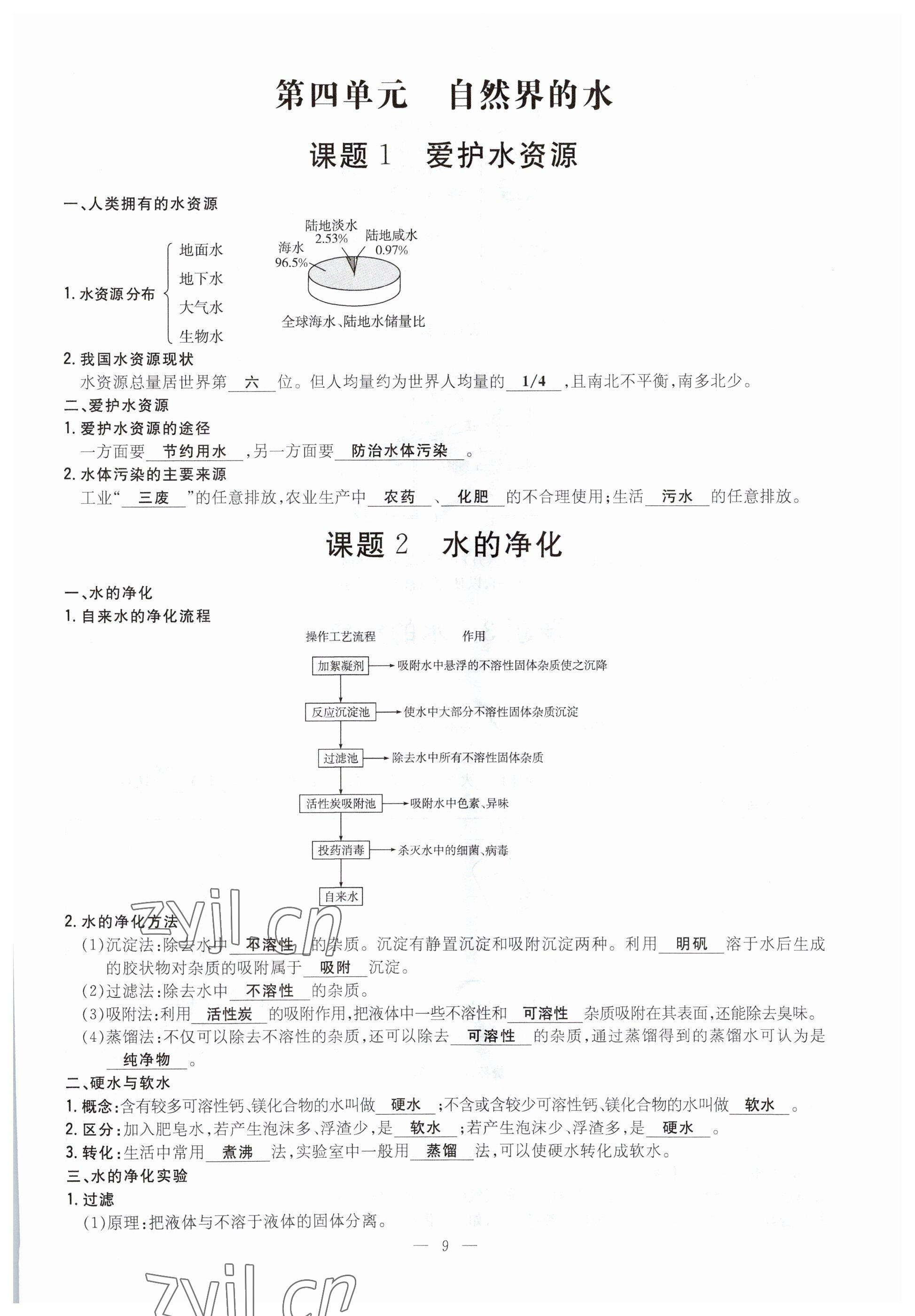 2023年導(dǎo)與練九年級(jí)化學(xué)全一冊(cè)人教版貴州專版 參考答案第27頁(yè)