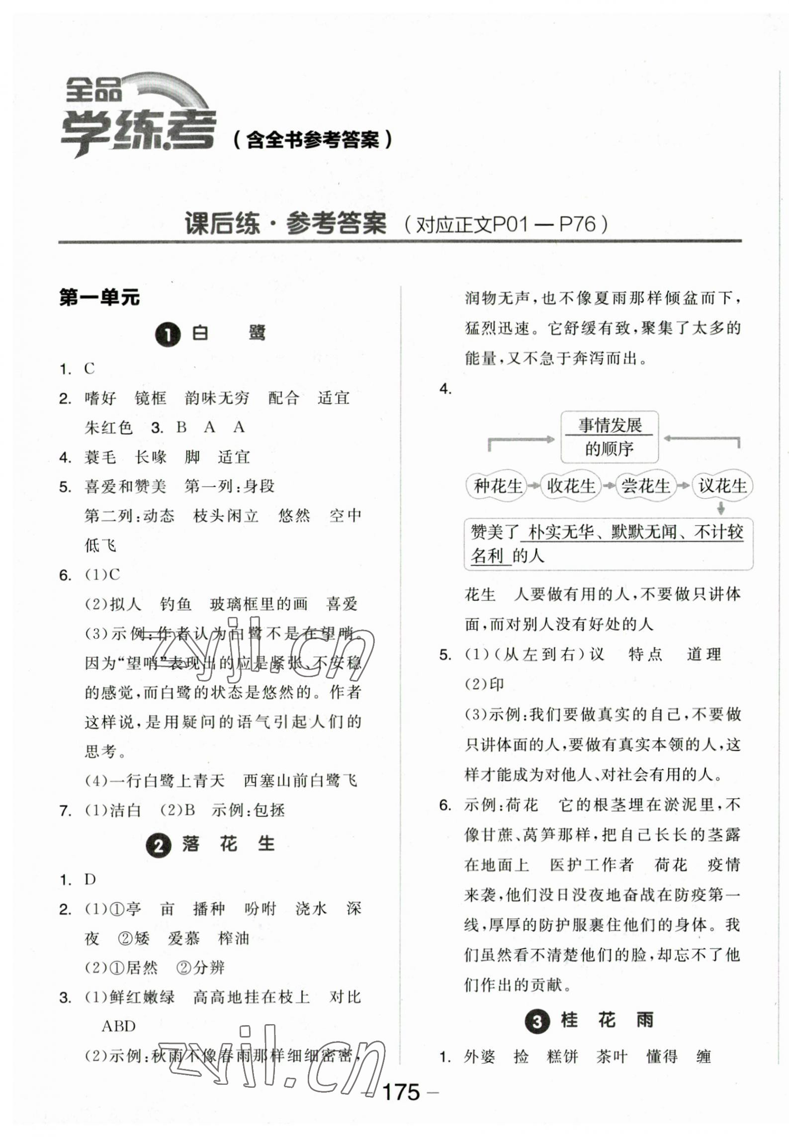 2023年全品學(xué)練考五年級(jí)語(yǔ)文上冊(cè)人教版 第1頁(yè)