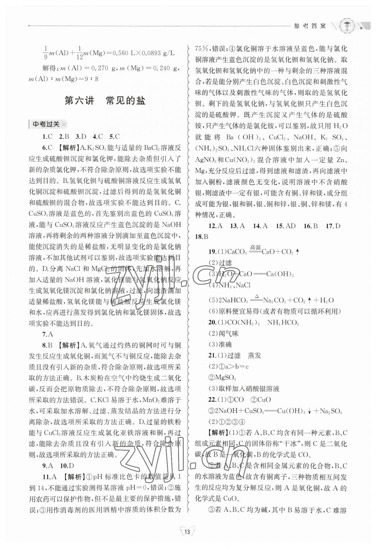 2023年重點中學(xué)與你有約九年級數(shù)學(xué)全一冊華師大版 第13頁