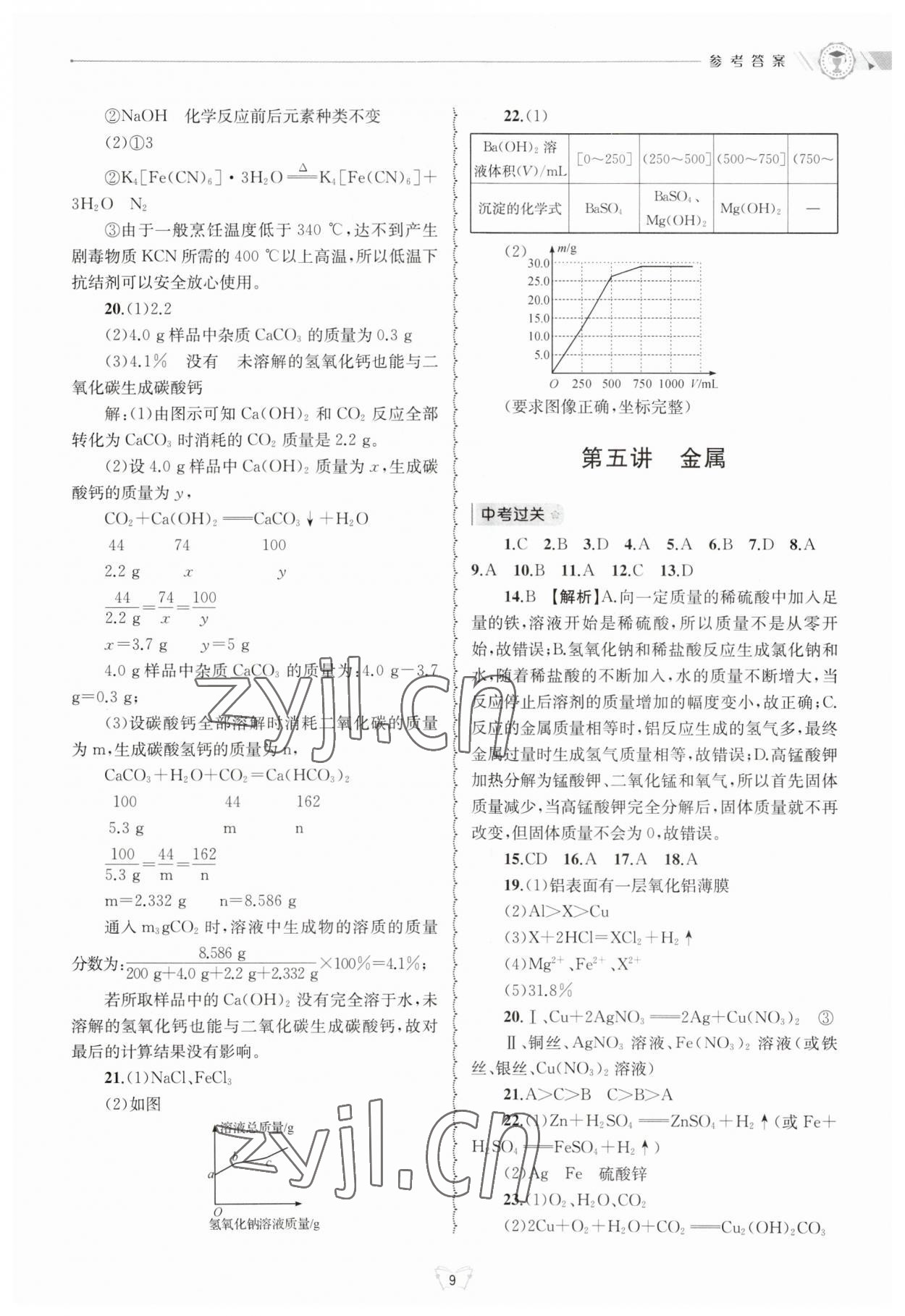 2023年重点中学与你有约九年级数学全一册华师大版 第9页