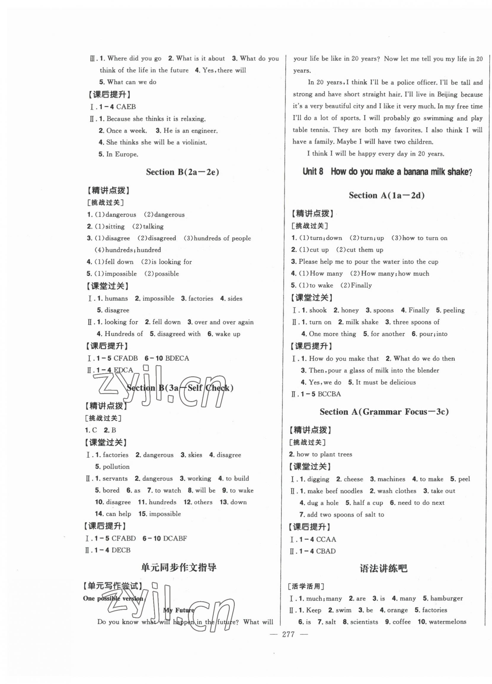 2023年初中新課標(biāo)名師學(xué)案智慧大課堂八年級(jí)英語上冊(cè)人教版 第9頁