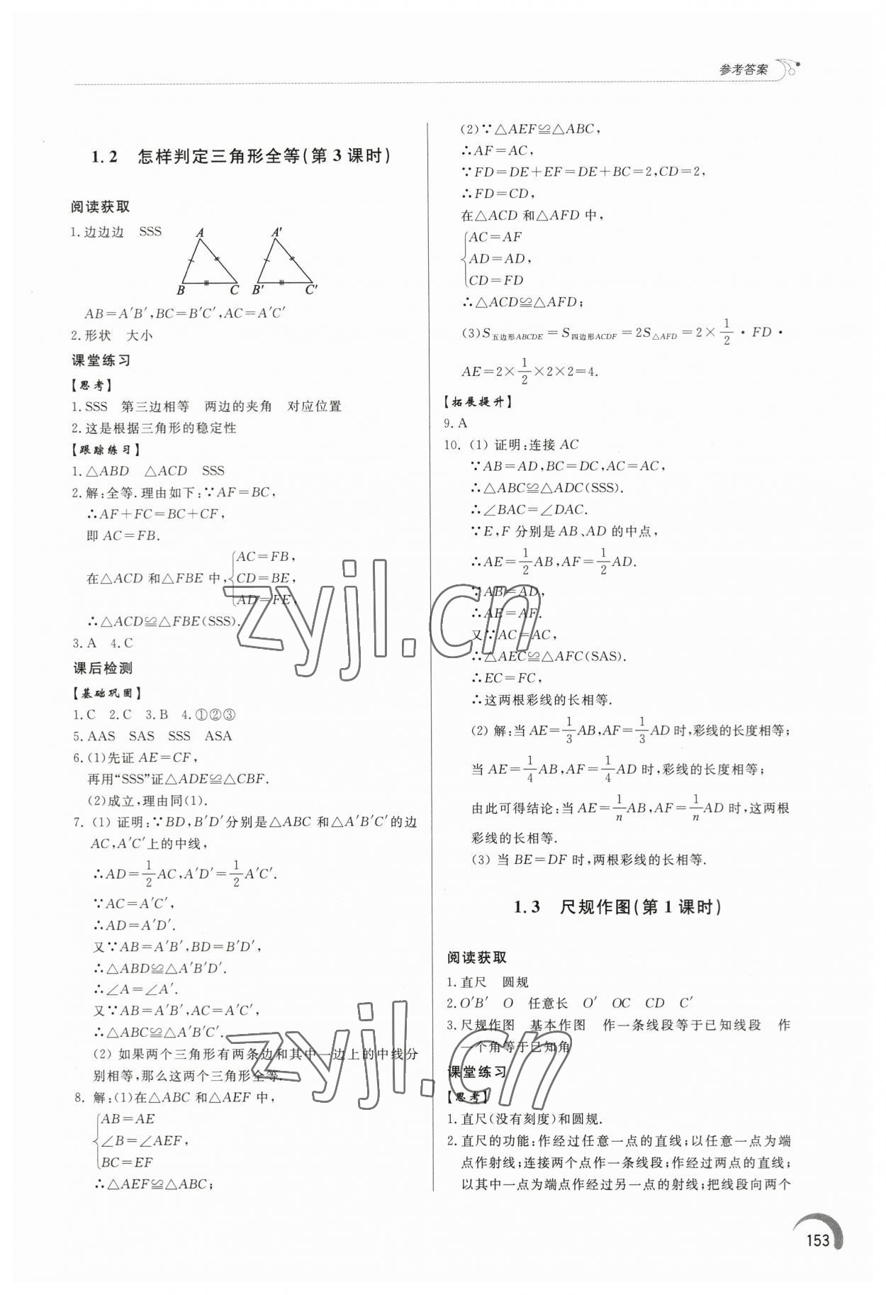 2023年同步練習冊泰山出版社八年級數(shù)學上冊青島版 第3頁