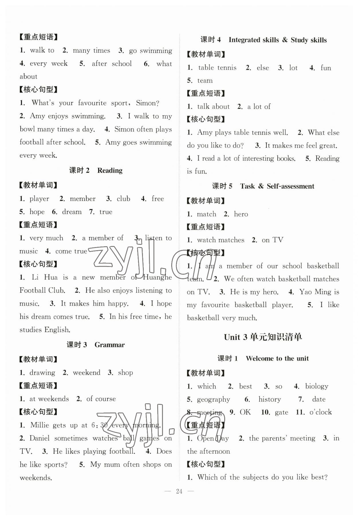 2023年創(chuàng)新課時(shí)作業(yè)本江蘇人民出版社七年級(jí)英語(yǔ)上冊(cè)譯林版 第2頁(yè)