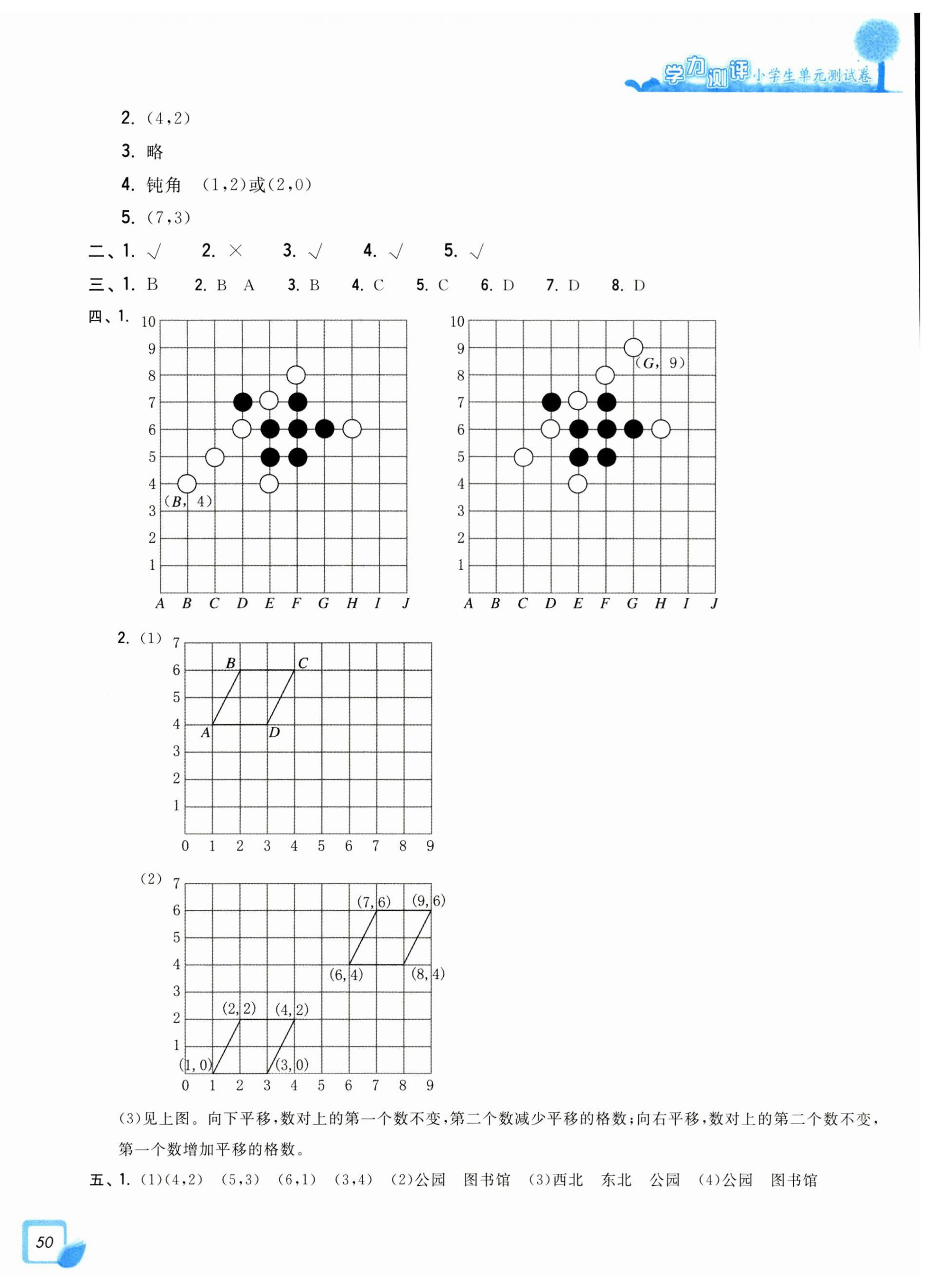 2023年學(xué)力測評小學(xué)生單元測試卷五年級數(shù)學(xué)上冊人教版 第4頁