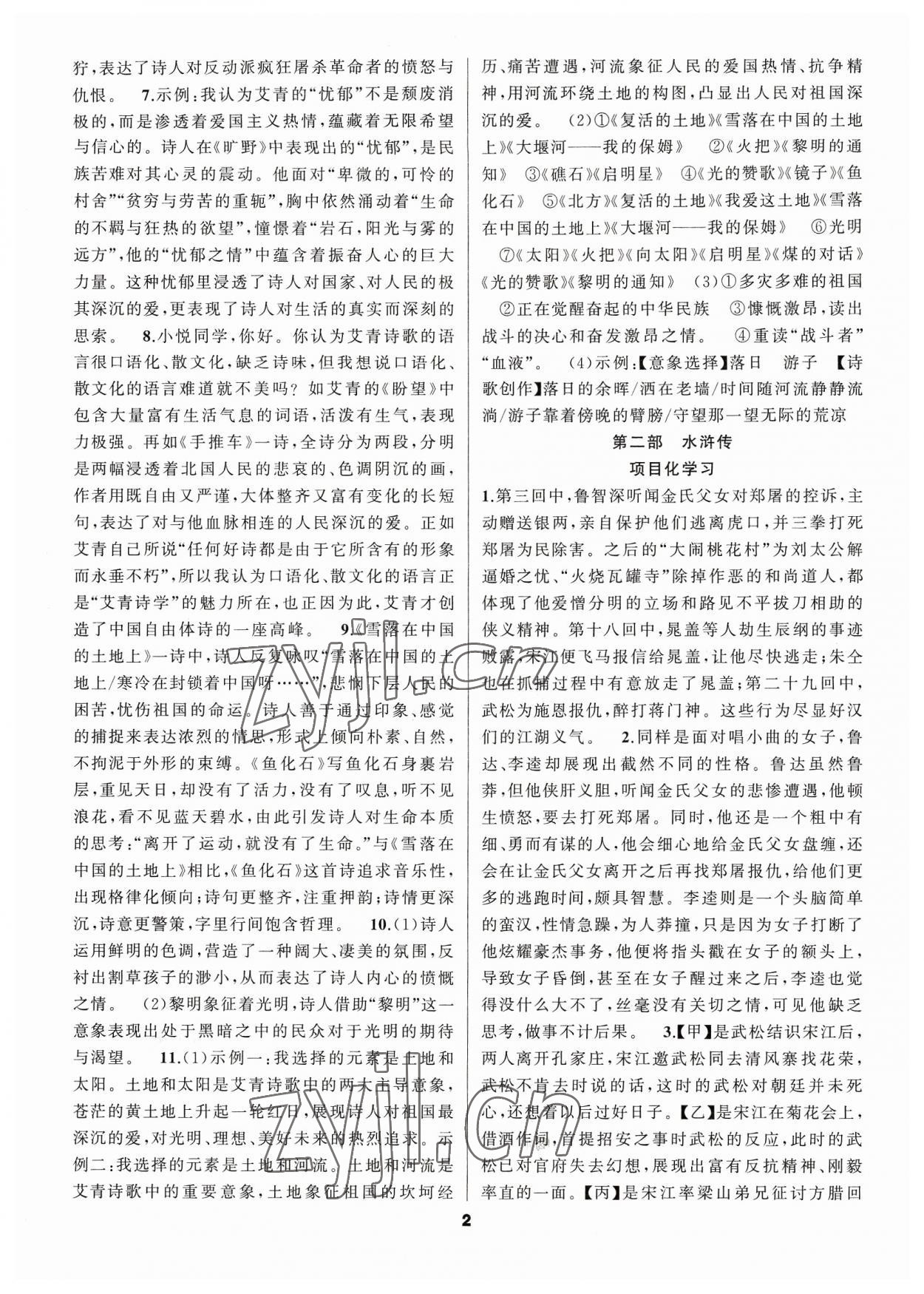 2023年名著高高手九年级语文 第2页