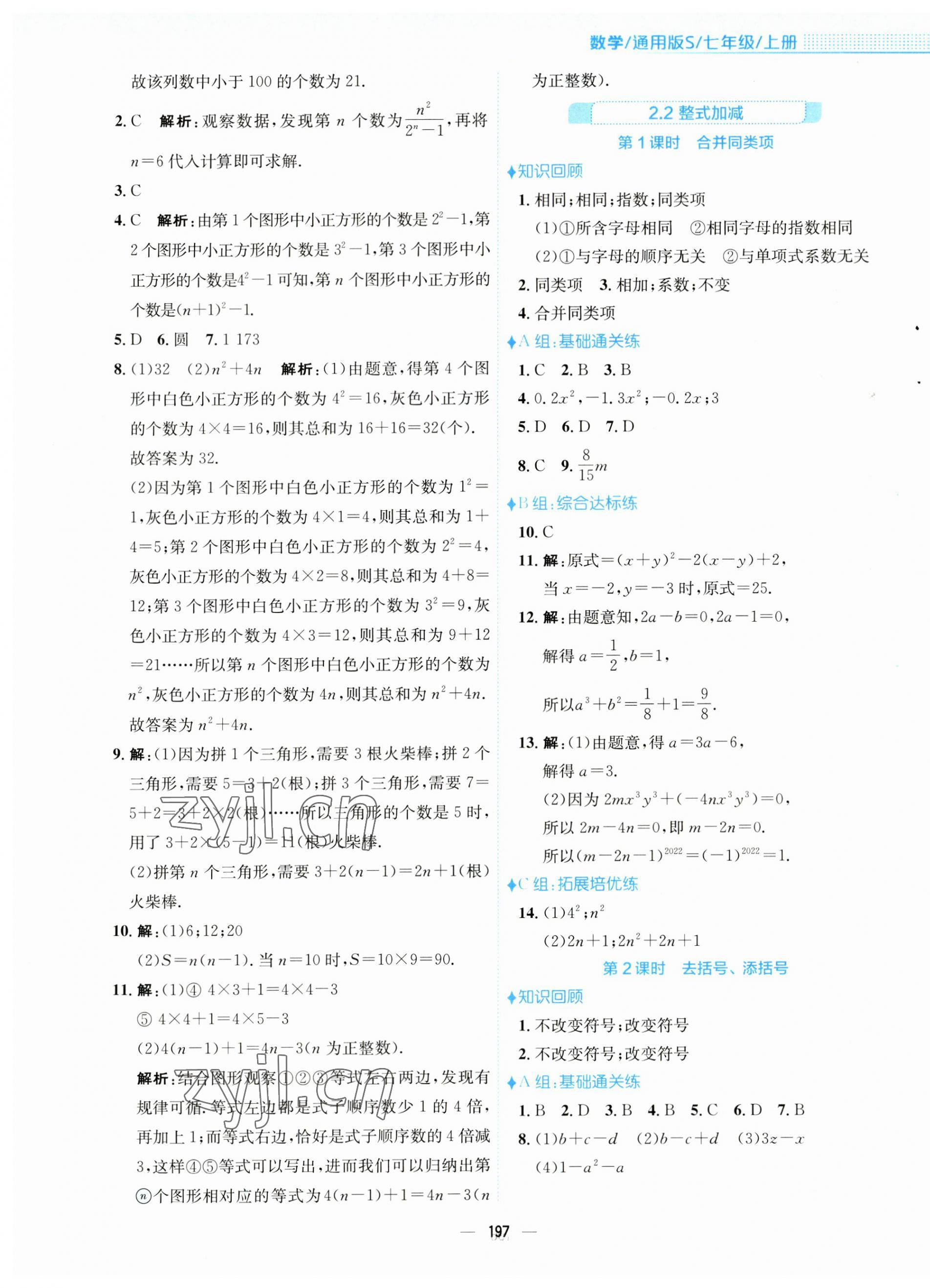 2023年新编基础训练七年级数学上册沪科版 第13页