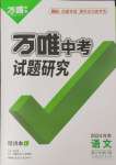 2024年萬唯中考試題研究語文河南專版