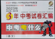 2024年3年中考试卷汇编中考考什么语文