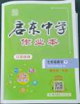 2024年啟東中學(xué)作業(yè)本七年級數(shù)學(xué)下冊蘇科版鹽城專版