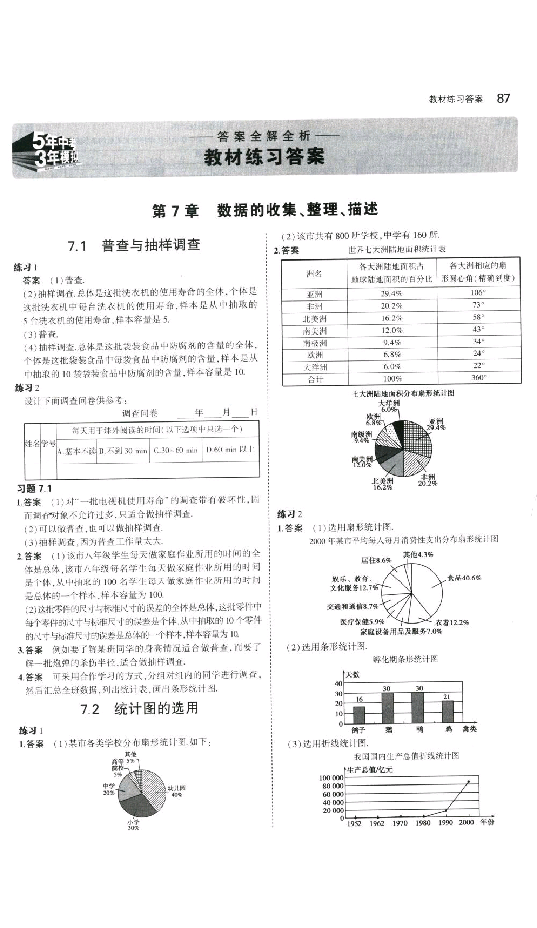 课本2016年苏科版八年级数学下册 参考答案第1页