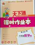 2024年天下通課時作業(yè)本六年級數(shù)學下冊人教版