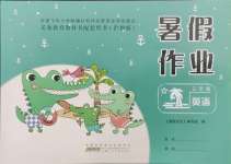 2024年暑假作業安徽少年兒童出版社三年級英語滬教版