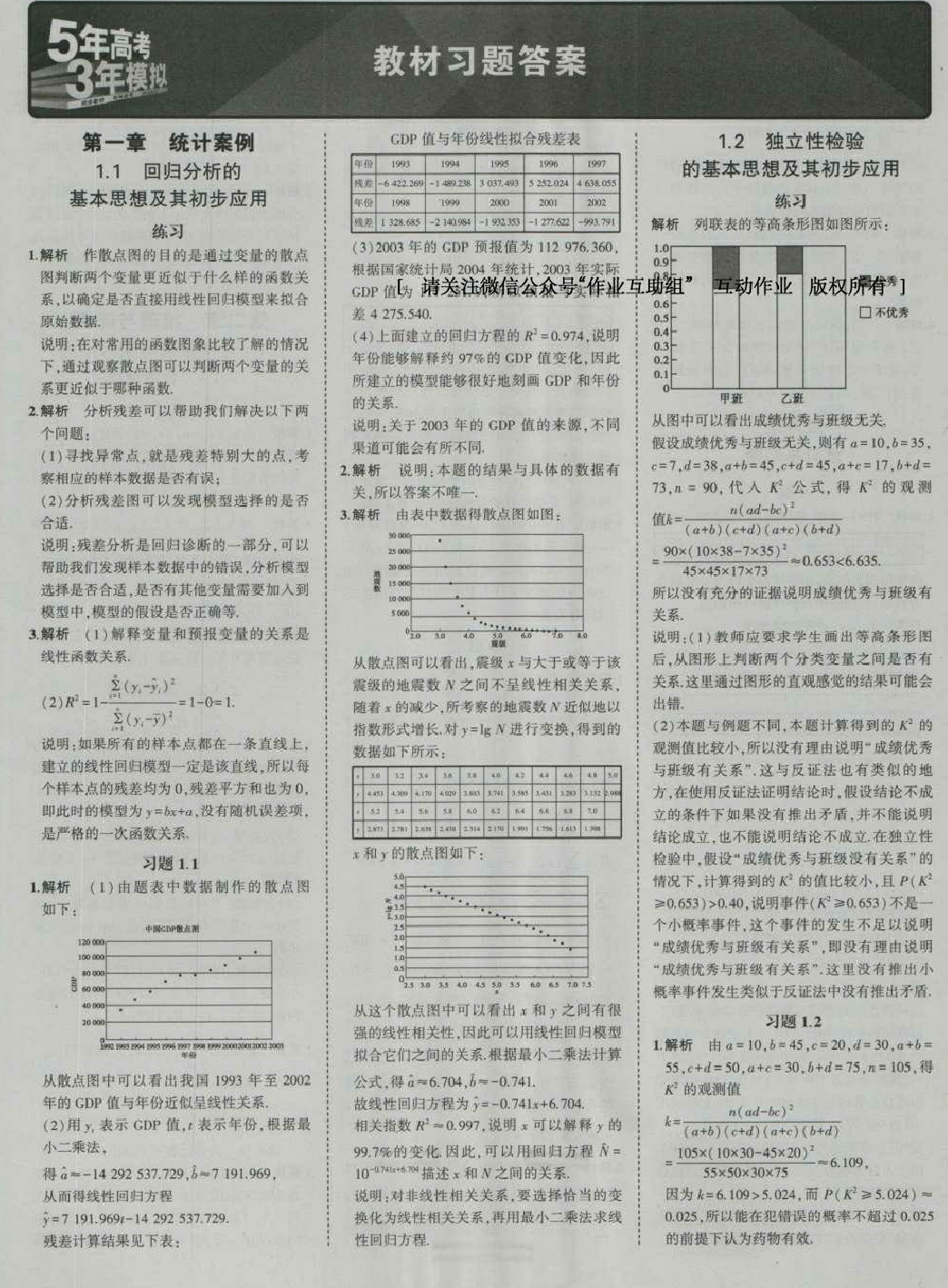 課本人教A版高中數(shù)學(xué)選修1-2 第1頁(yè)