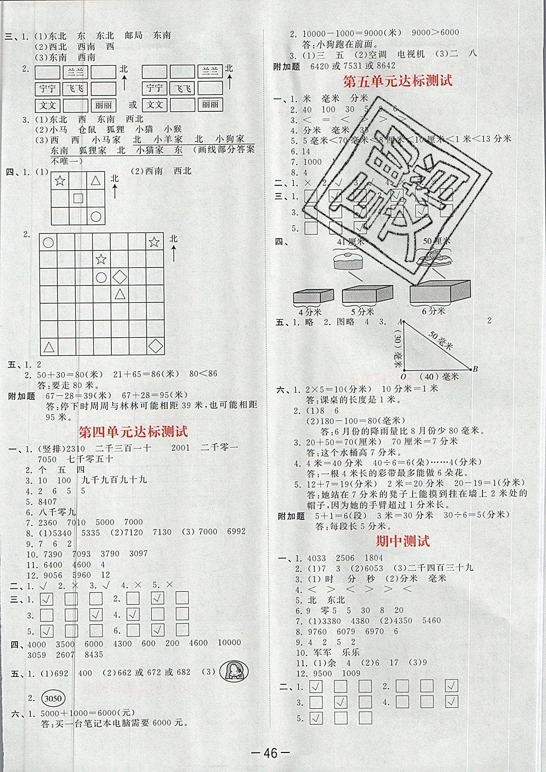 2019年53天天練二年級(jí)數(shù)學(xué)下冊(cè)蘇教版 第18頁