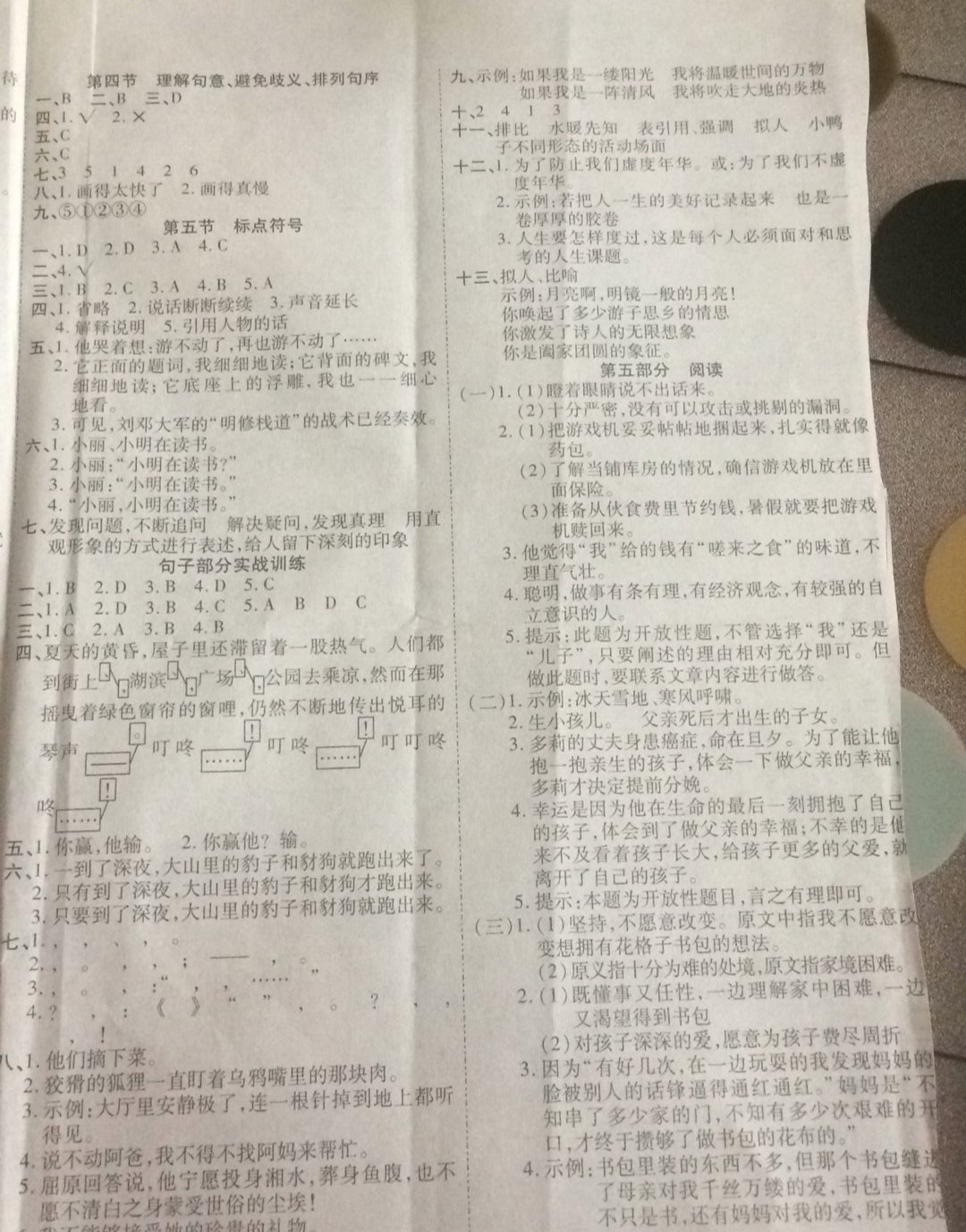 2019年小學畢業升學考前沖刺方案六年級語文下冊邵陽專版 第4頁