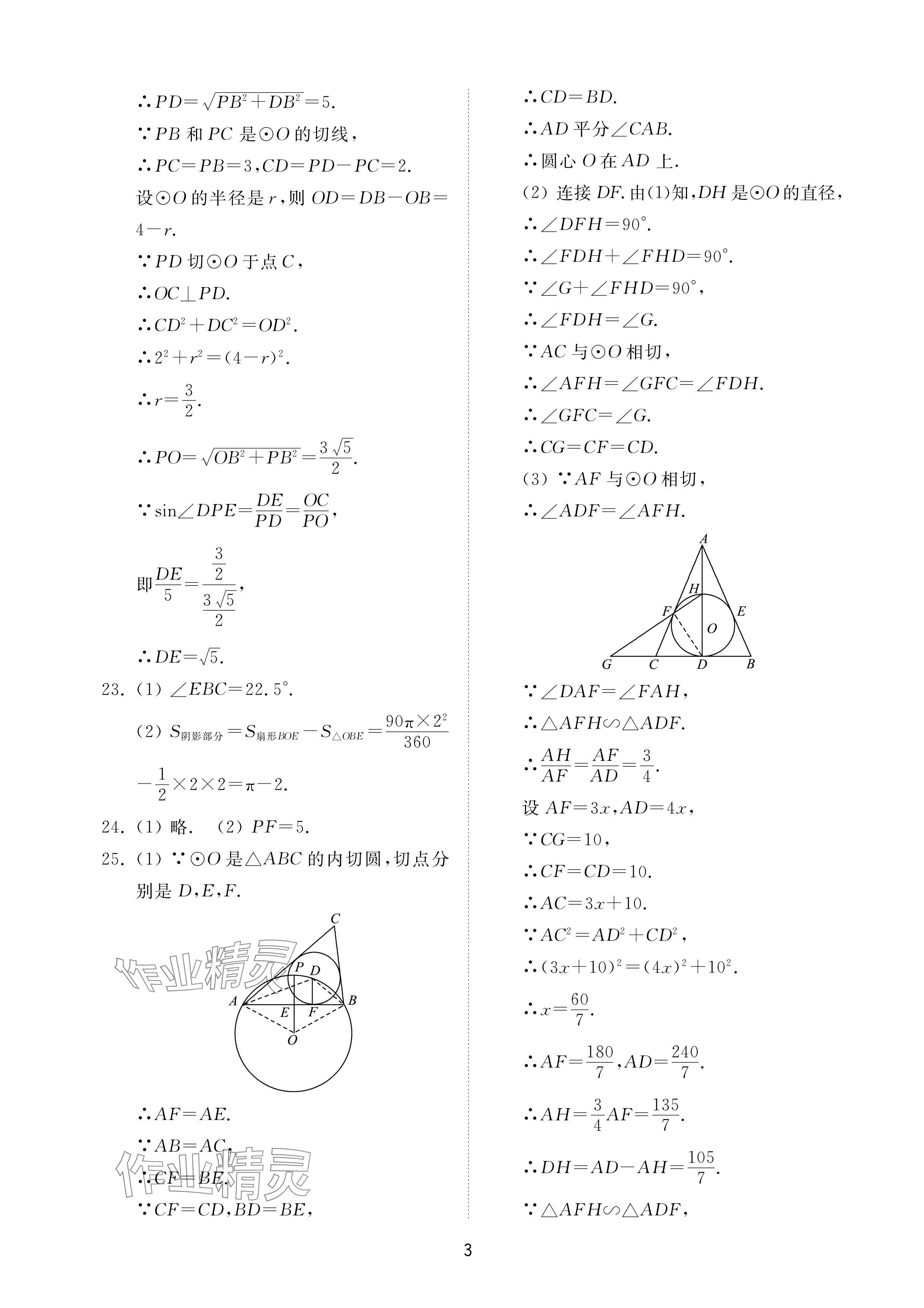 2024年同步練習(xí)冊(cè)配套檢測(cè)卷九年級(jí)數(shù)學(xué)下冊(cè)魯教版煙臺(tái)專(zhuān)版54制 參考答案第3頁(yè)