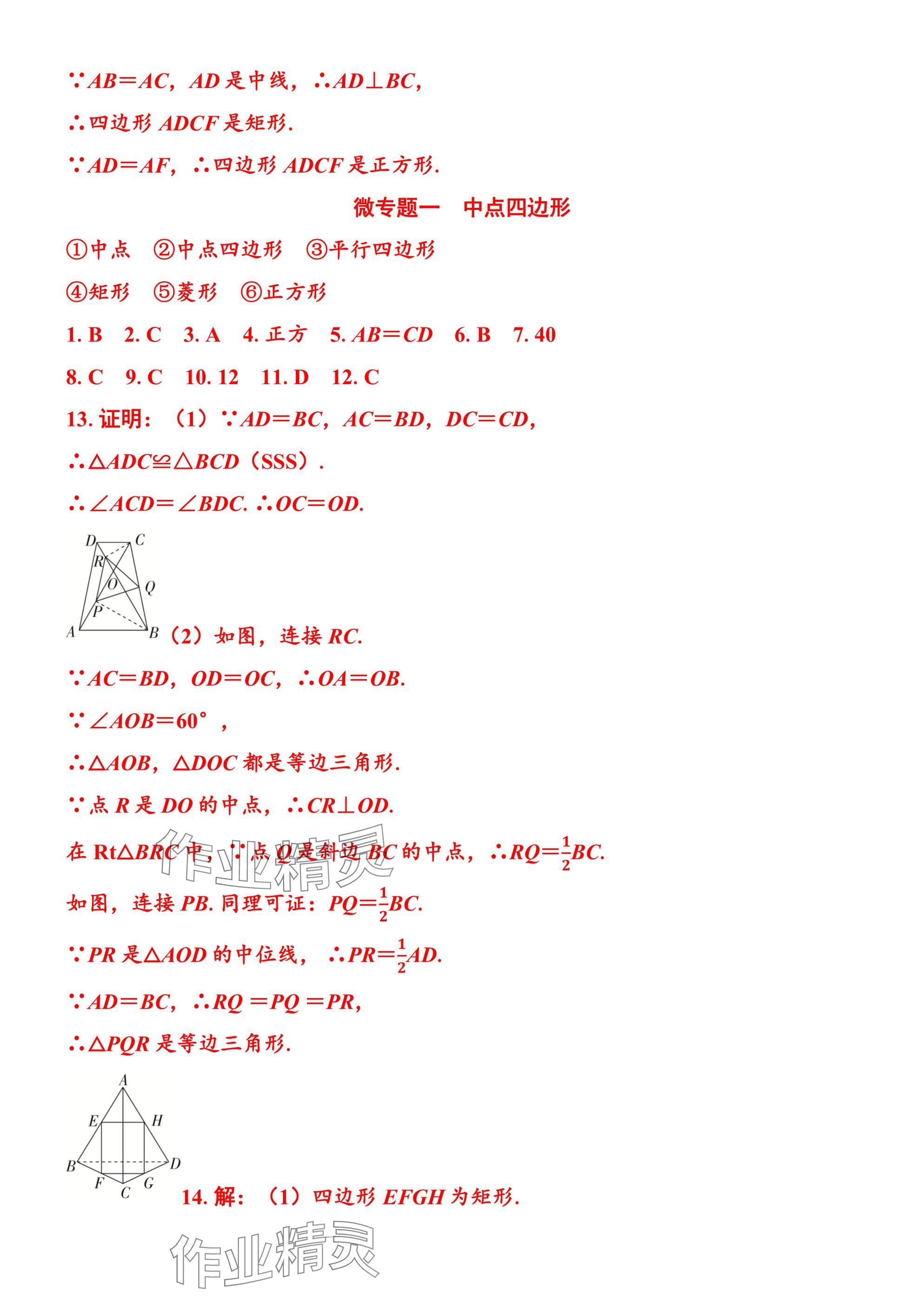 2025年廣東名師講練通九年級數學全一冊北師大版深圳專版 參考答案第18頁
