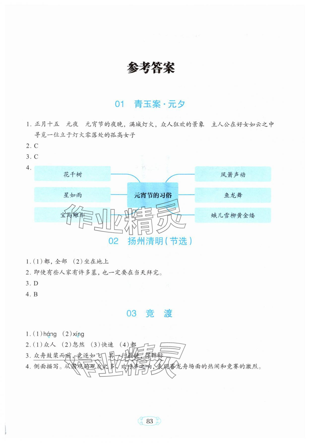 2024年知行合小古文主題拓展訓(xùn)練六年級(jí)語(yǔ)文下冊(cè)人教版 第1頁(yè)