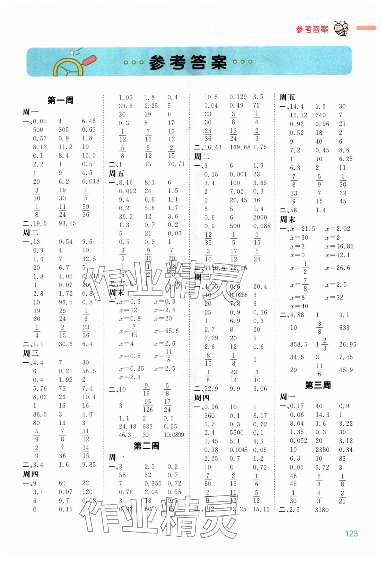 2024年智慧計(jì)算六年級數(shù)學(xué)上冊蘇教版 第1頁