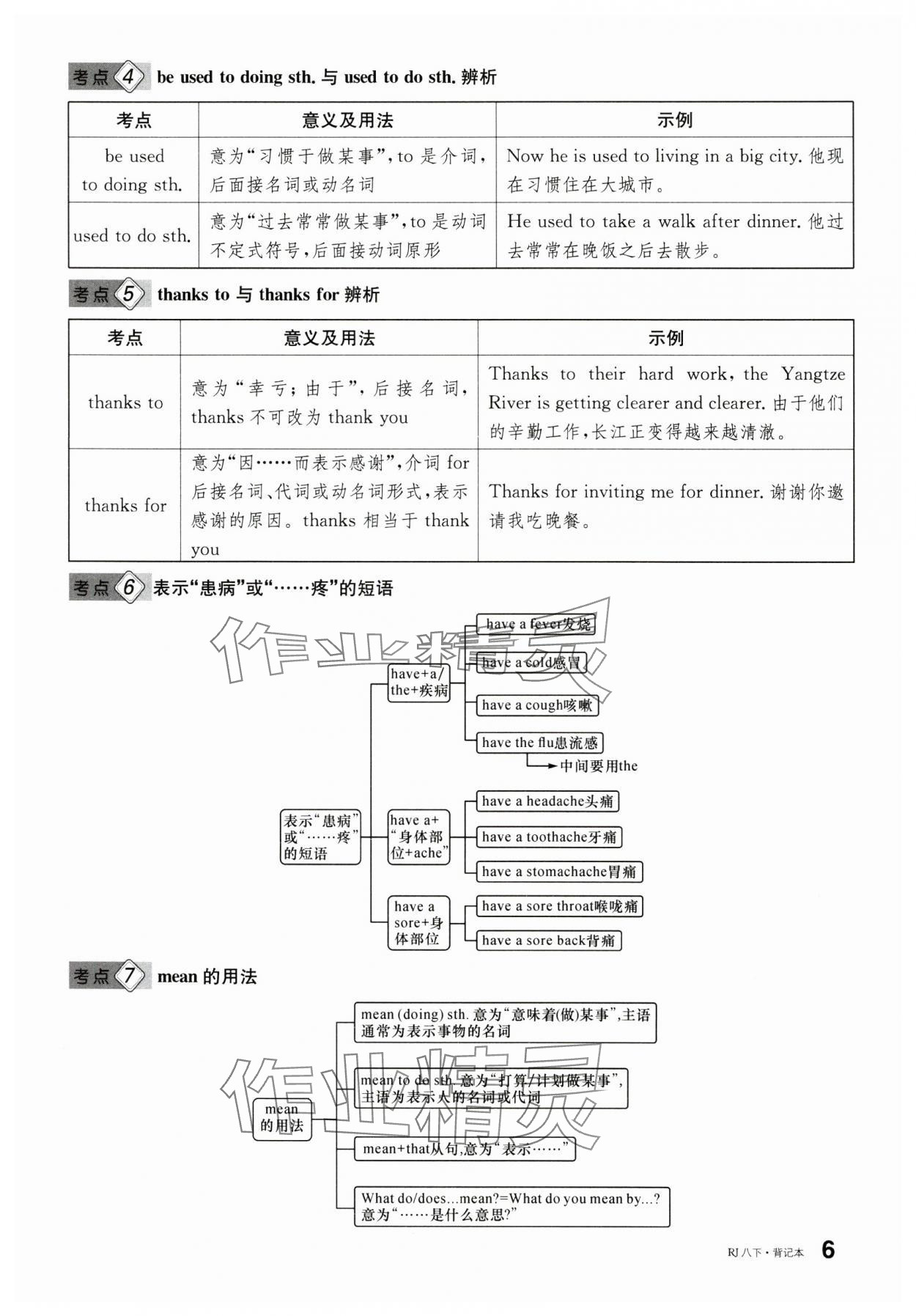2025年名校課堂八年級英語下冊人教版湖南專版 參考答案第17頁