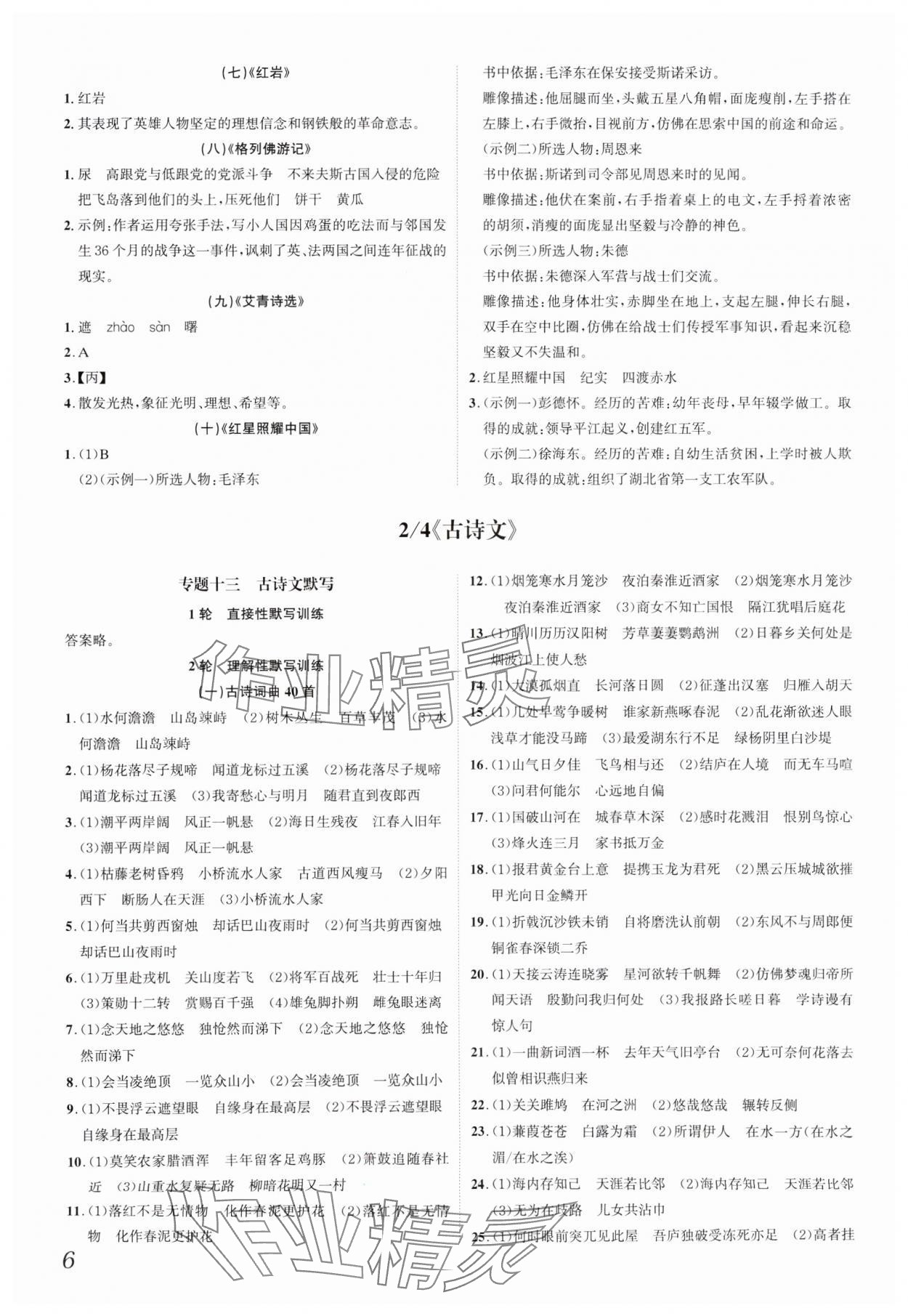 2025年一步名校中考總復(fù)習(xí)語文河北專版 第6頁