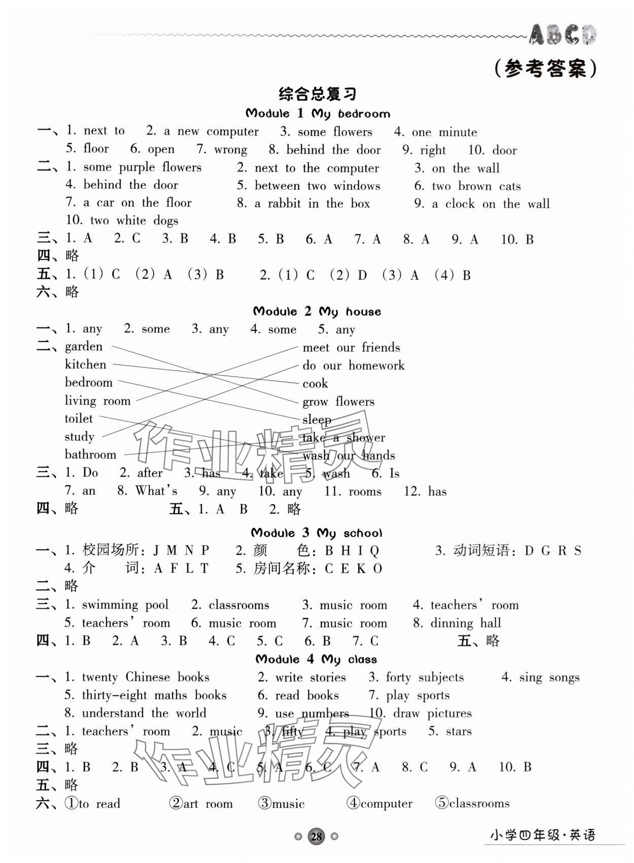 2024年嶺南讀寫期末訓(xùn)練營四年級英語 第1頁