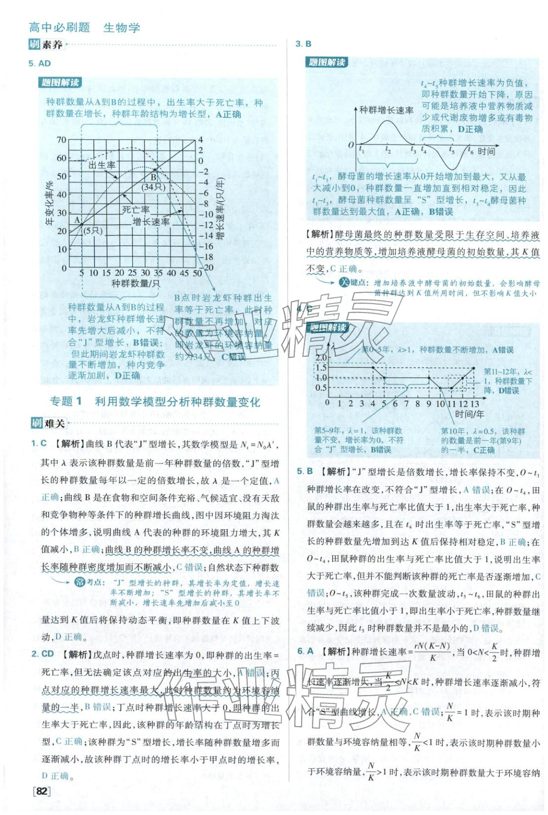2025年高中必刷题高中生物选择性必修第二册苏教版&nbsp;第6页