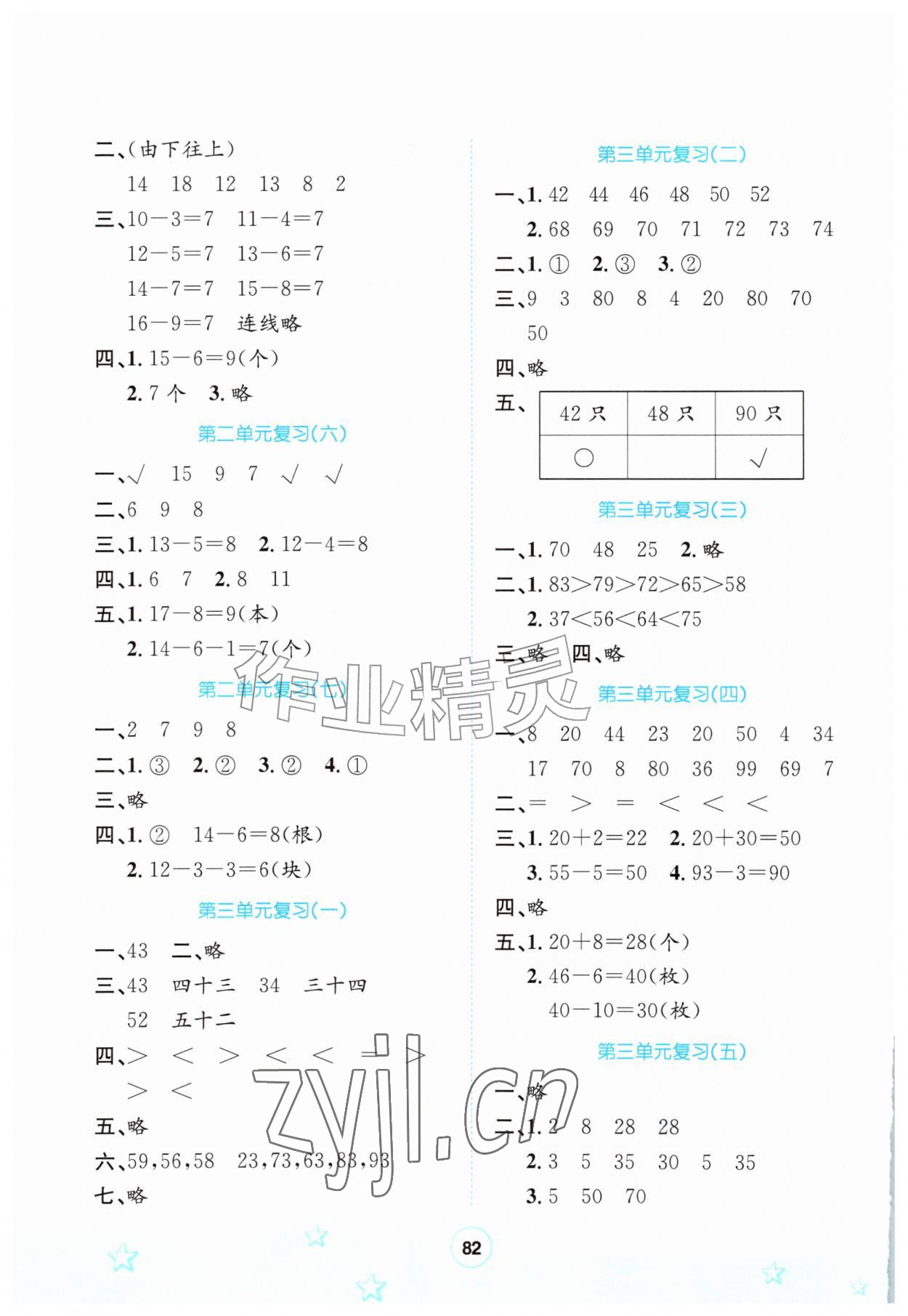 2026年桂壮红皮书暑假天地河北少年儿童出版社一年级数学&nbsp;第2页