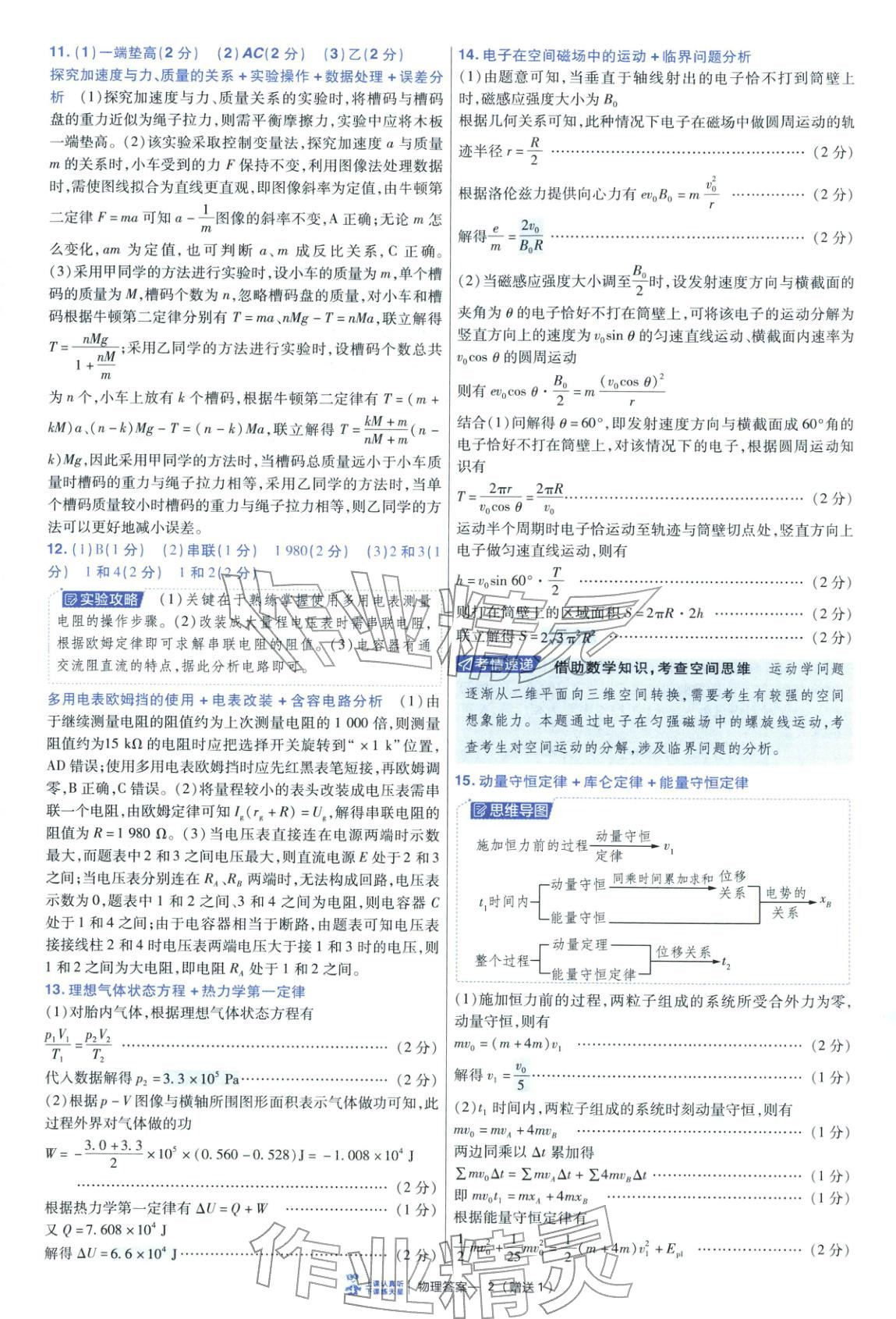 2026年金考卷45套汇编物理陕晋青宁专版&nbsp;第2页