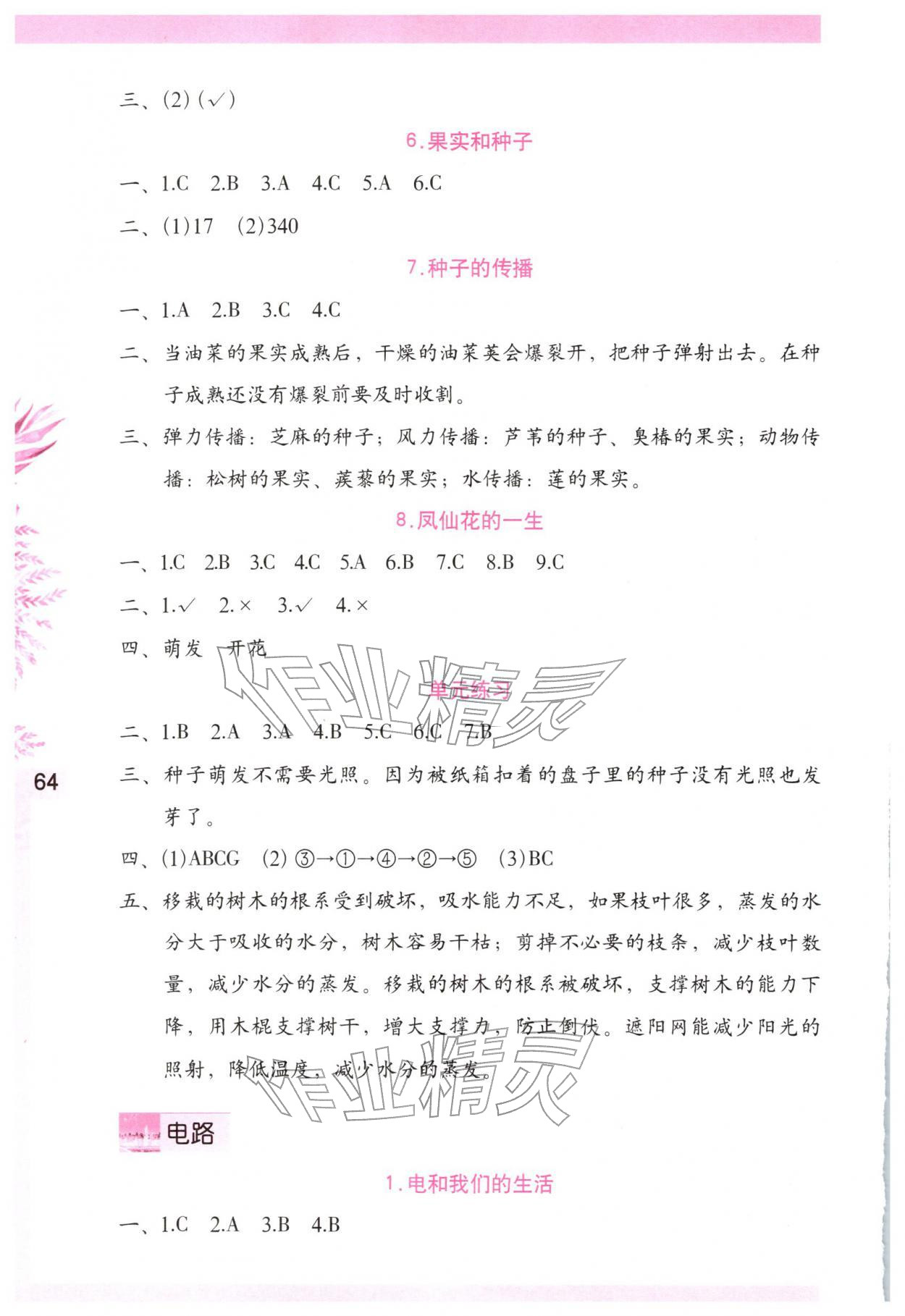 2026年学习与巩固四年级科学下册教科版&nbsp;第2页