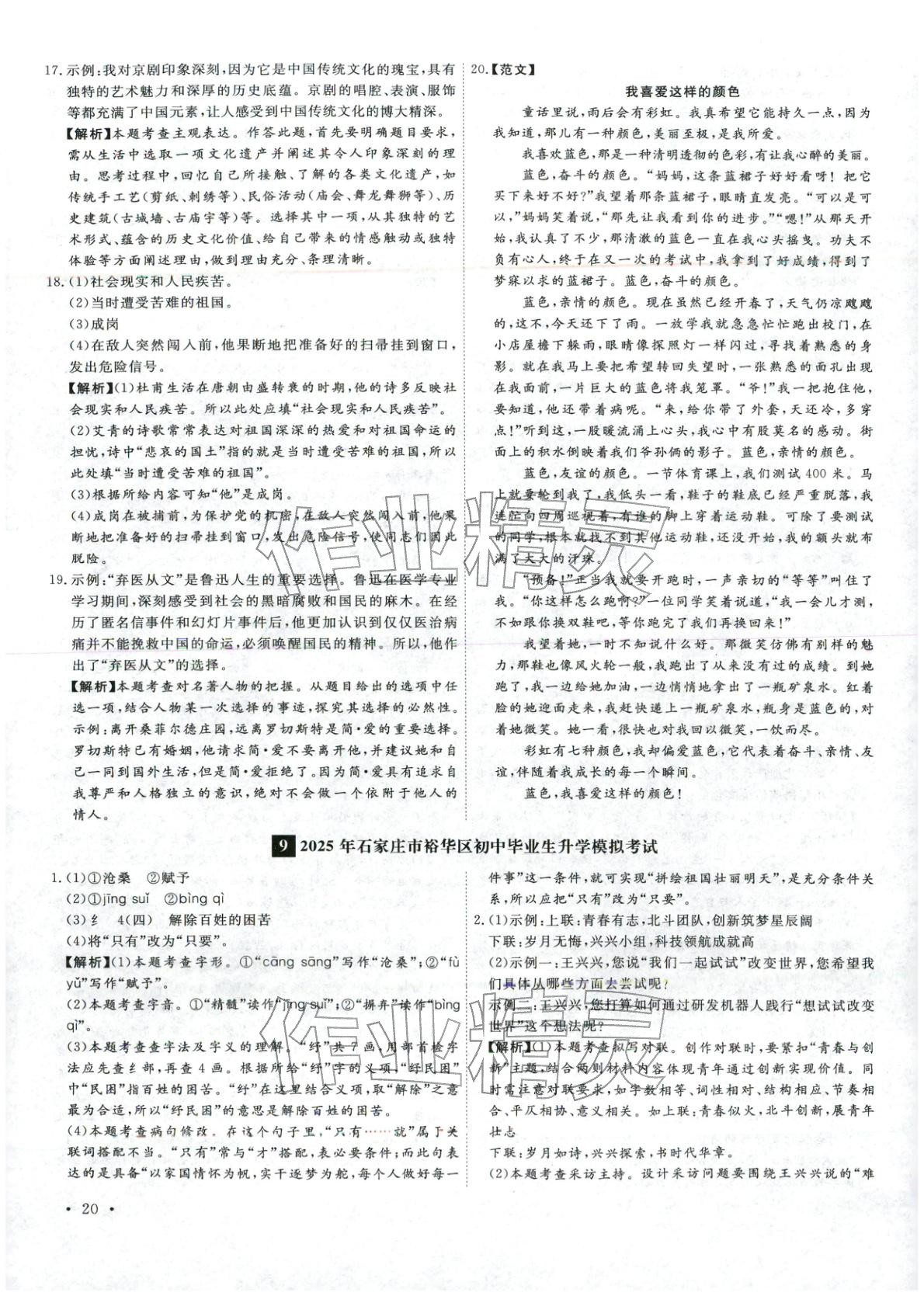 2026年河北中考必備卷語文 第20頁