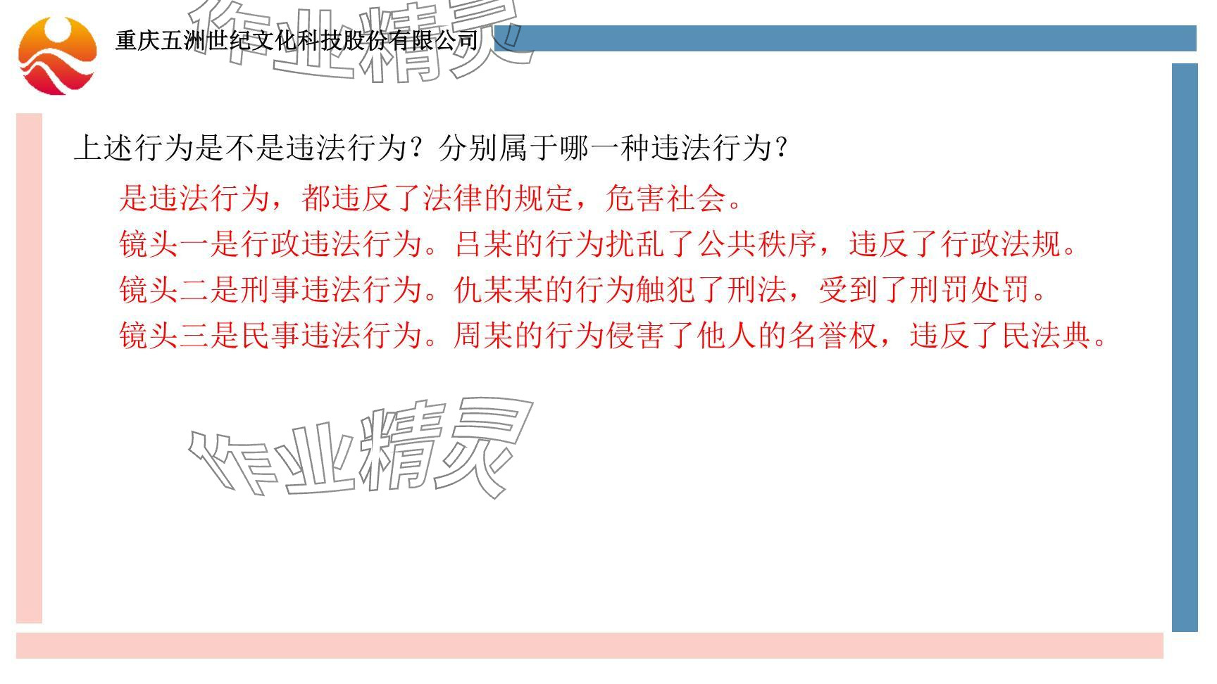 2024年學(xué)習(xí)指要綜合本九年級道德與法治 參考答案第7頁