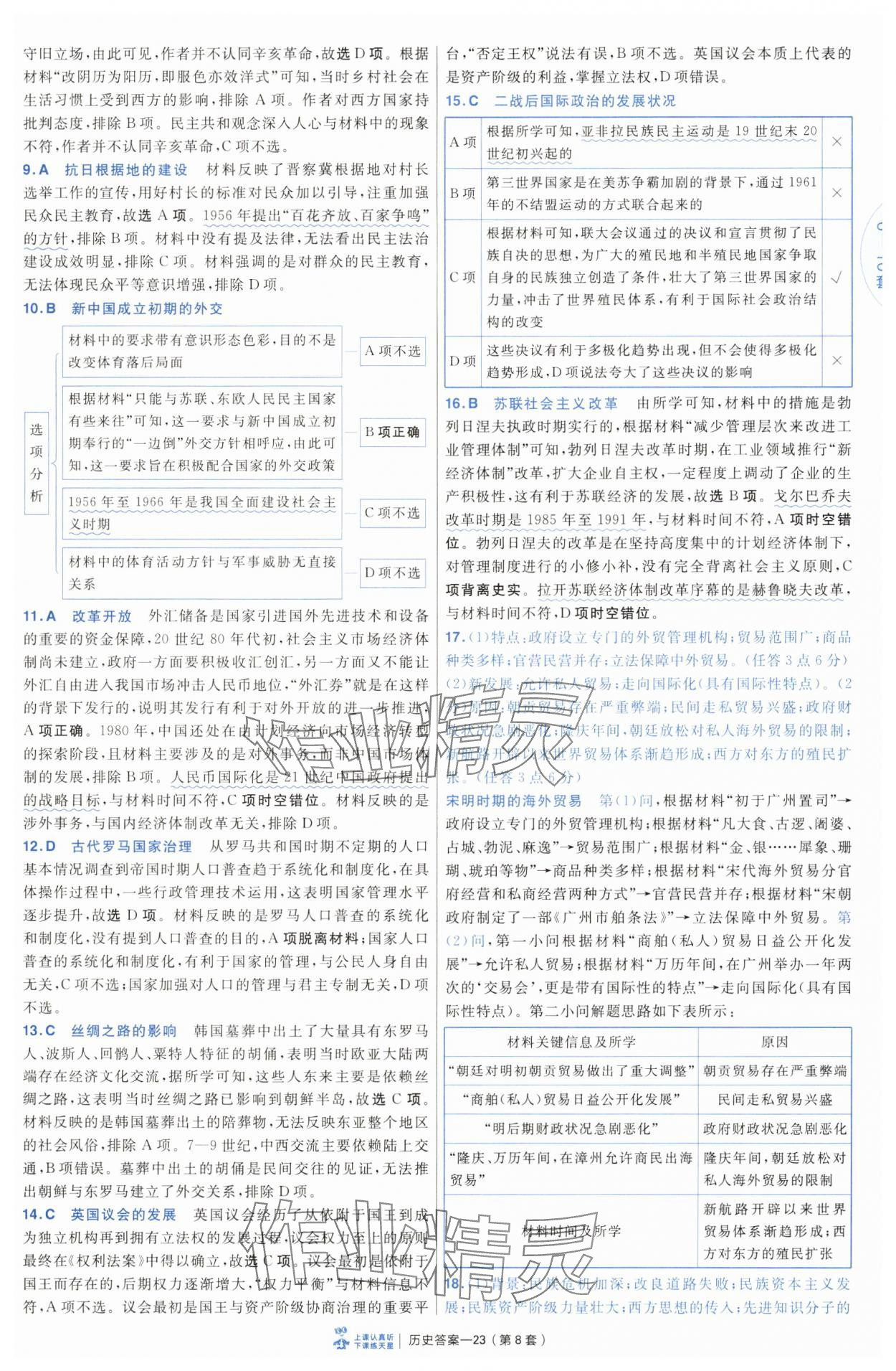 2025年高考沖刺優(yōu)秀模擬試卷匯編45套歷史 第23頁