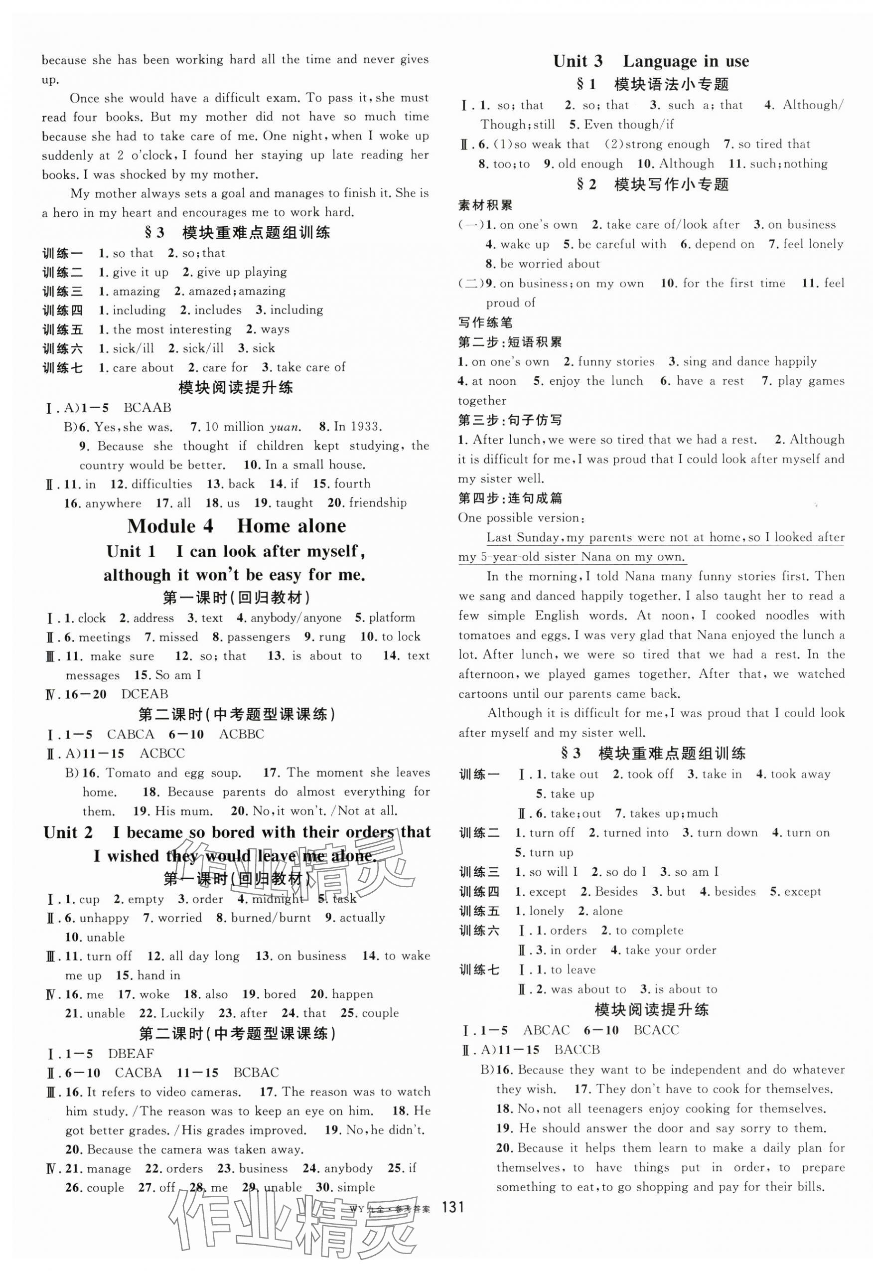 2025年名校课堂九年级英语全一册外研版广西专版 第3页