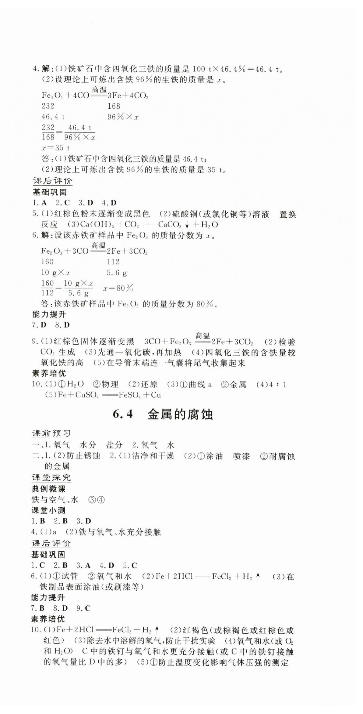 2025年南方新課堂金牌學案九年級化學下冊科粵版 第3頁