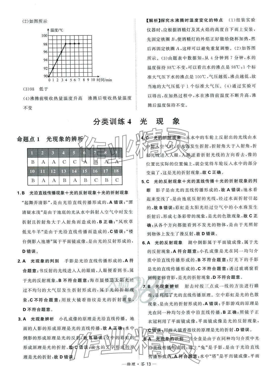 2024年天利38套中考試題分類物理山東專版 第13頁