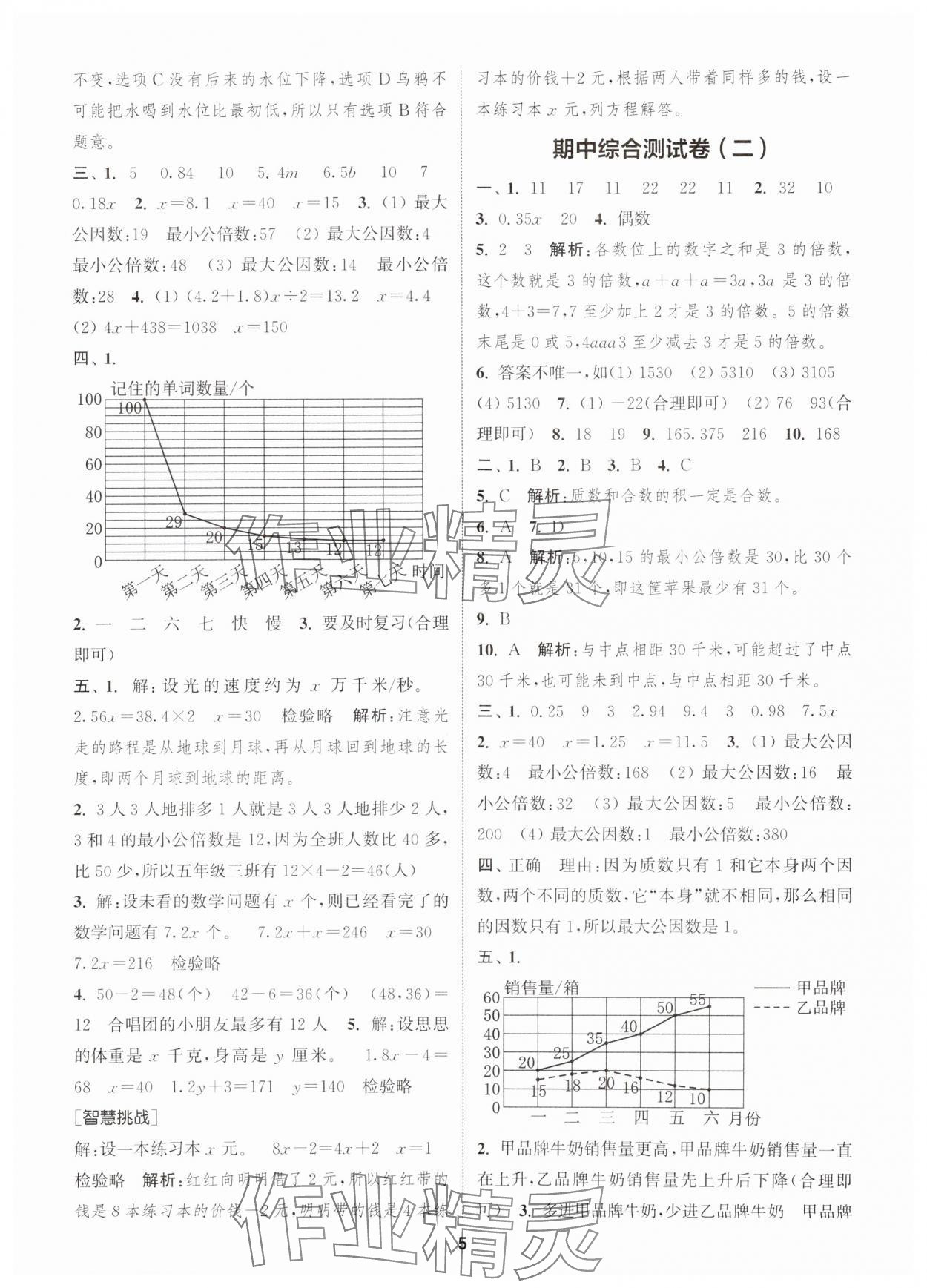 2025年通城學(xué)典卷典五年級(jí)數(shù)學(xué)下冊(cè)蘇教版江蘇專版 第5頁(yè)