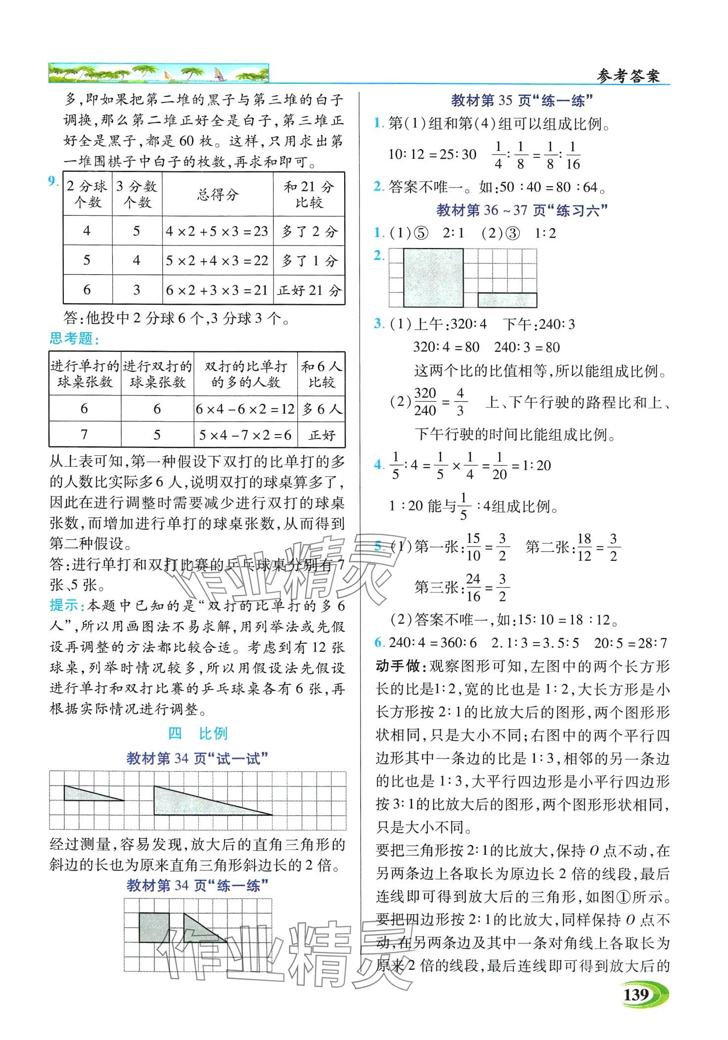 2024年世紀(jì)英才英才教程六年級數(shù)學(xué)下冊蘇教版 第12頁