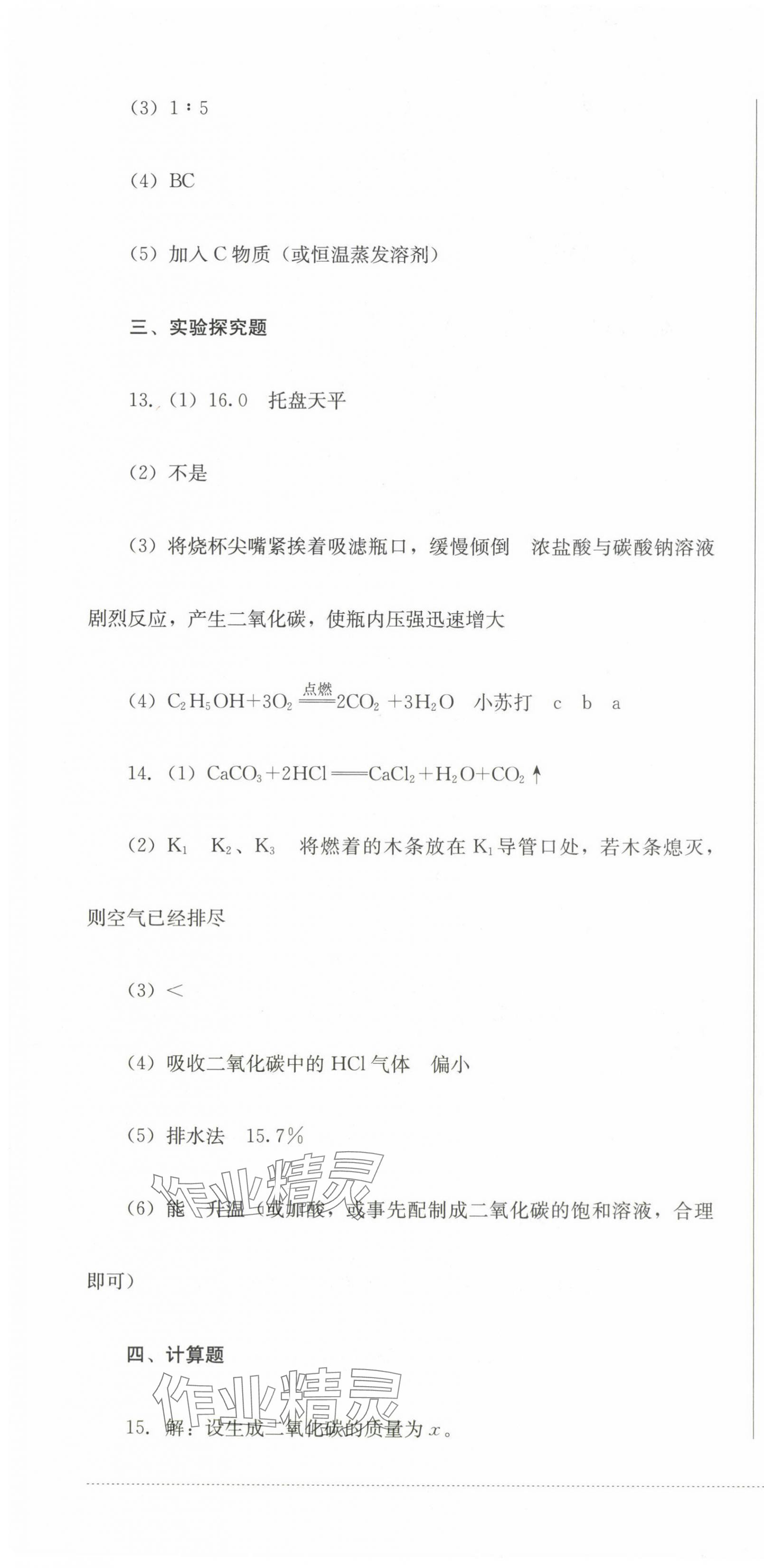 2025年學情點評四川教育出版社九年級化學下冊人教版 第4頁
