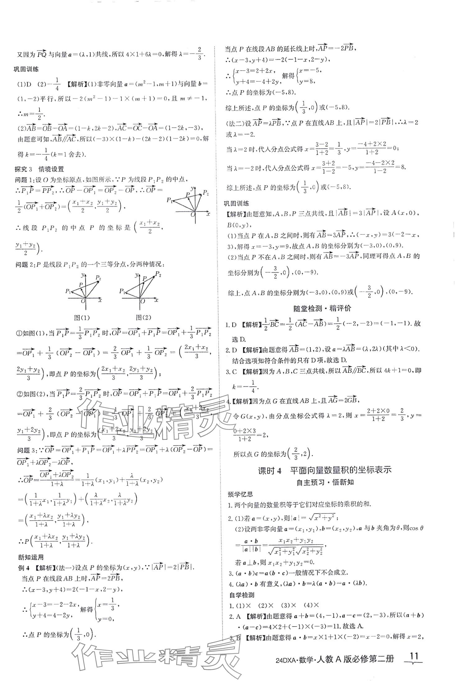 2024年金太陽導學案高中數(shù)學必修第二冊人教版 第11頁