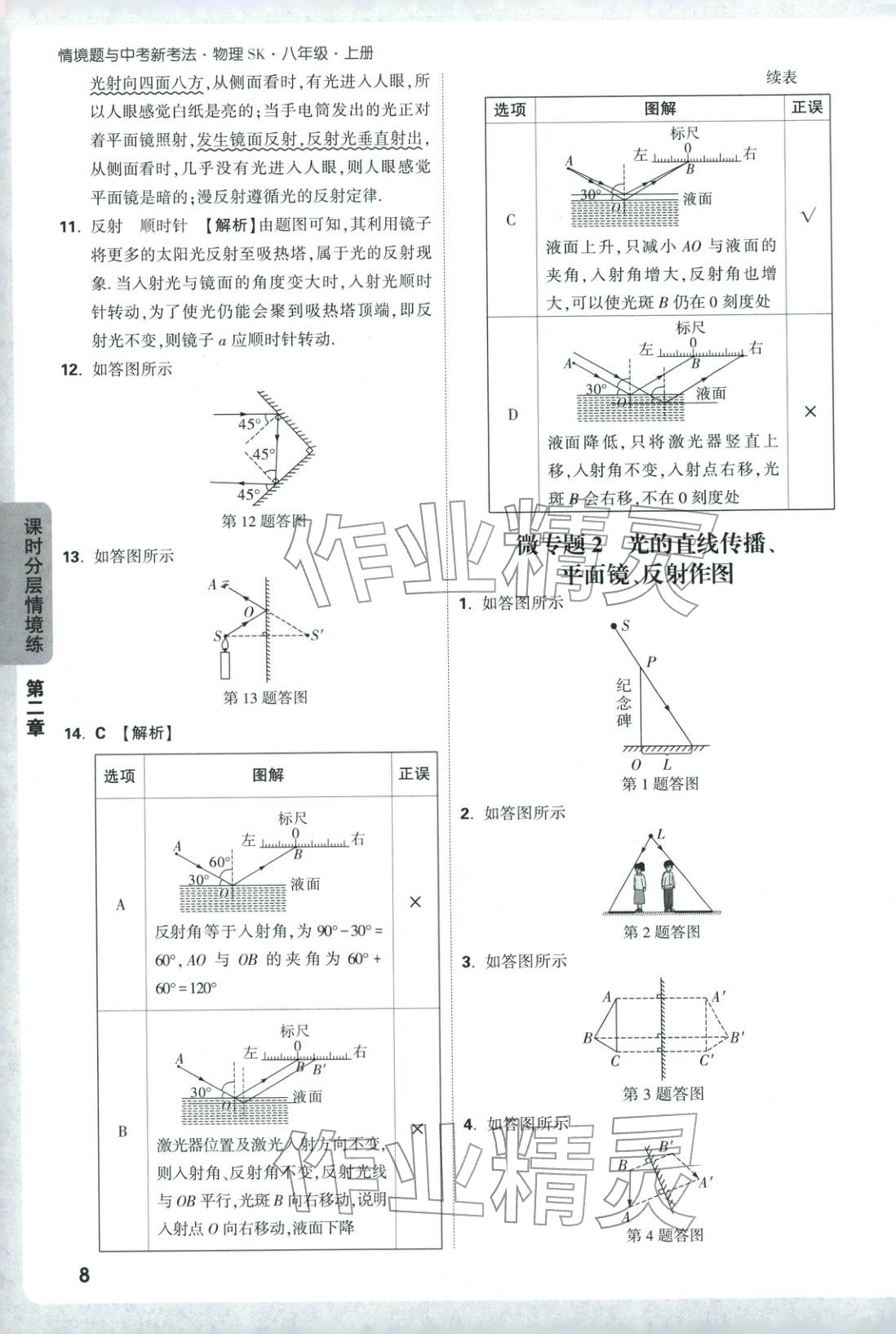 2025年情境题与中考新考法八年级物理上册苏科版&nbsp;第8页