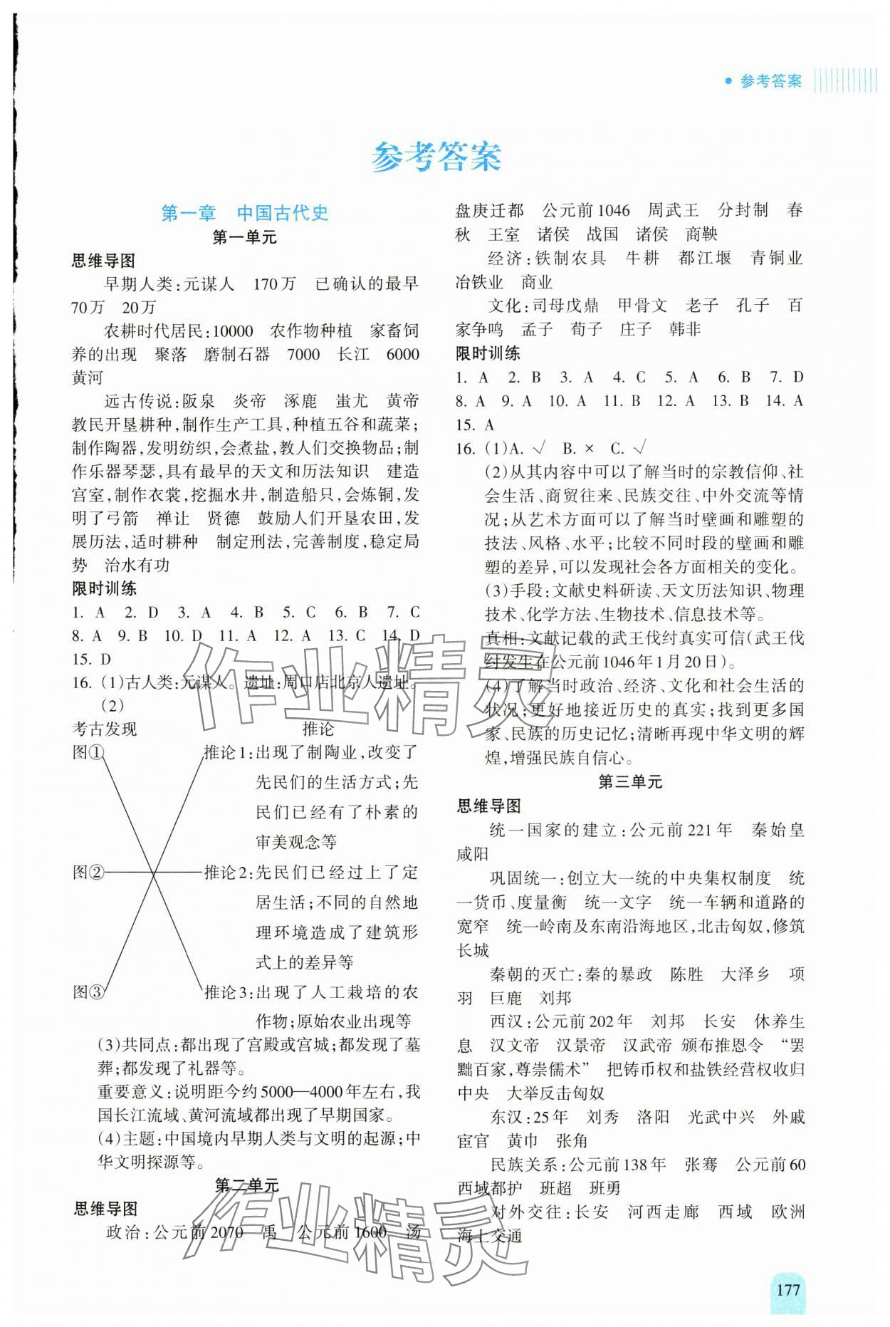 2025年新课程初中毕业达标指导中考历史 第1页