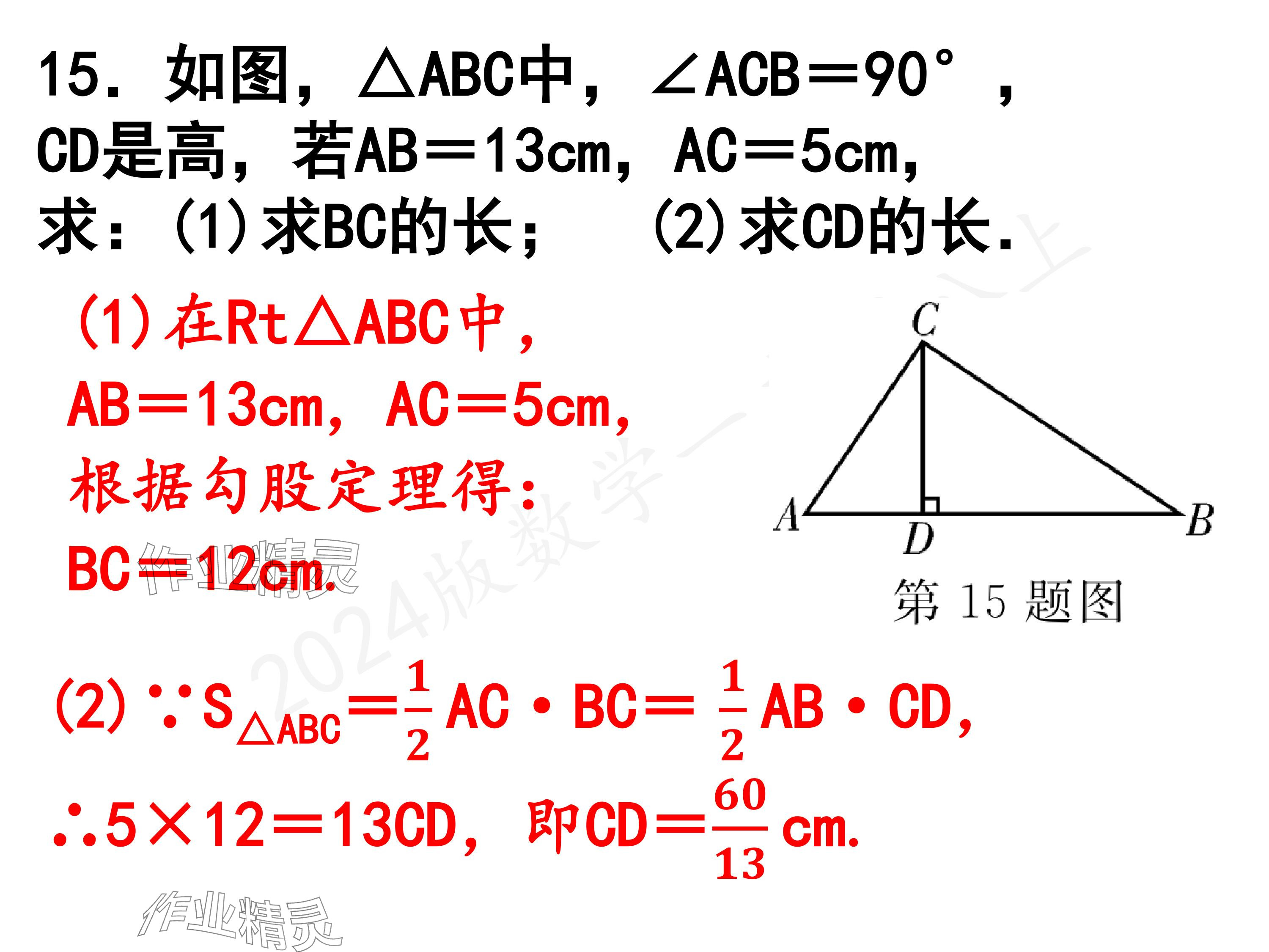 2024年一本通武漢出版社八年級(jí)數(shù)學(xué)上冊(cè)北師大版精簡(jiǎn)版 參考答案第11頁