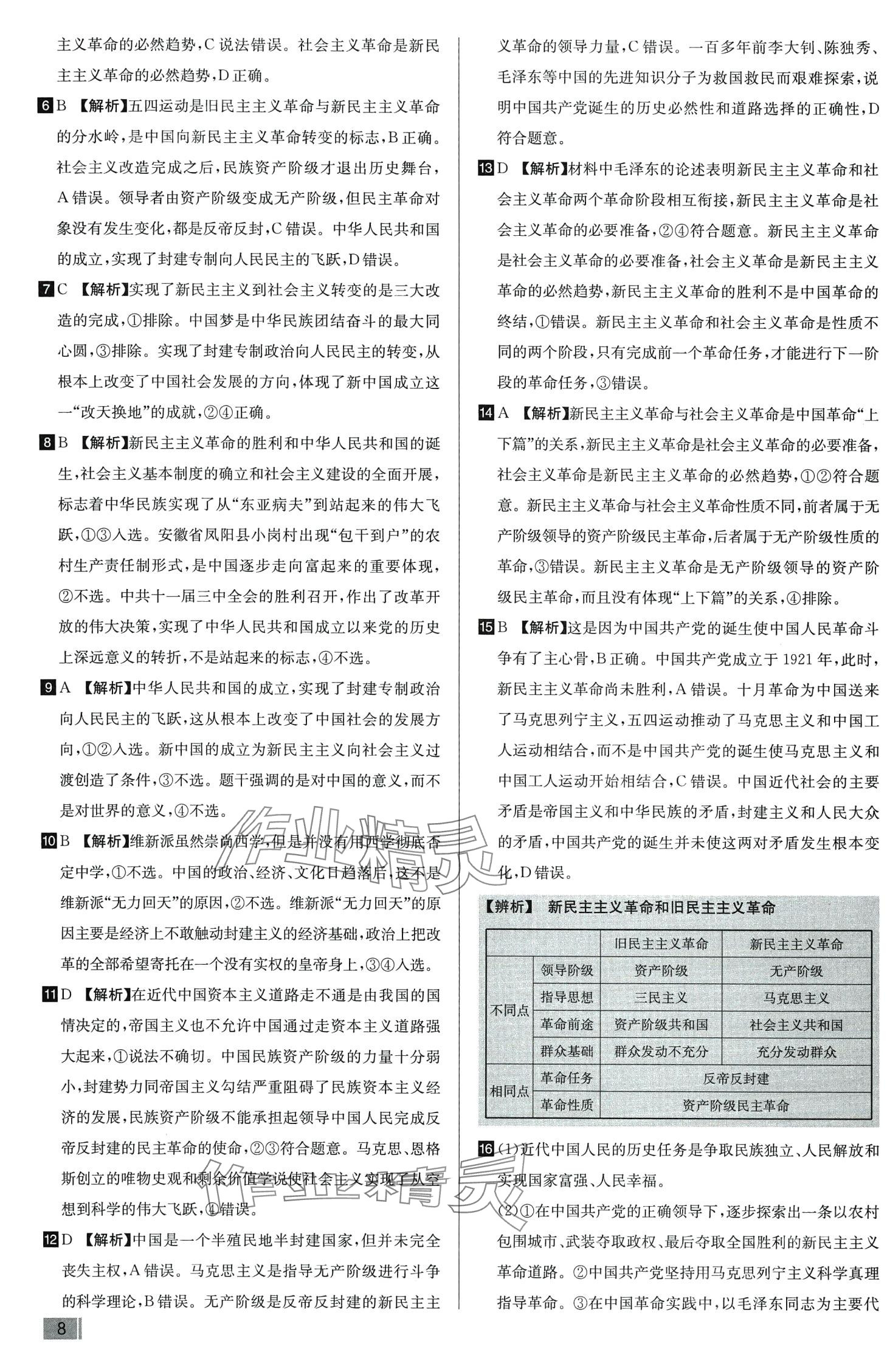 2024年考點(diǎn)同步訓(xùn)練(必修1中國特色社會主義、必修2經(jīng)濟(jì)與社會）高中政治 第10頁