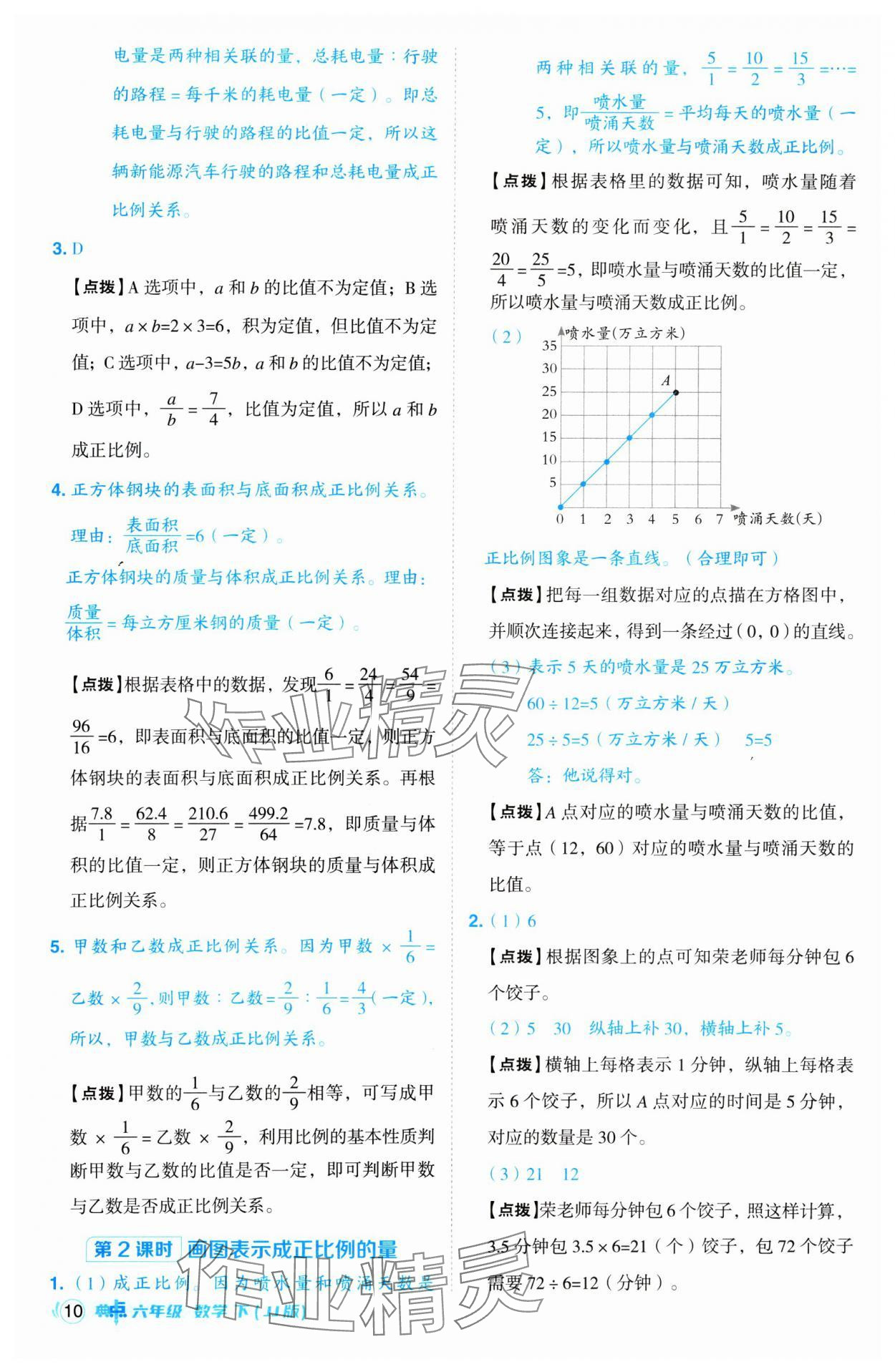 2025年综合应用创新题典中点六年级数学下册冀教版 第10页