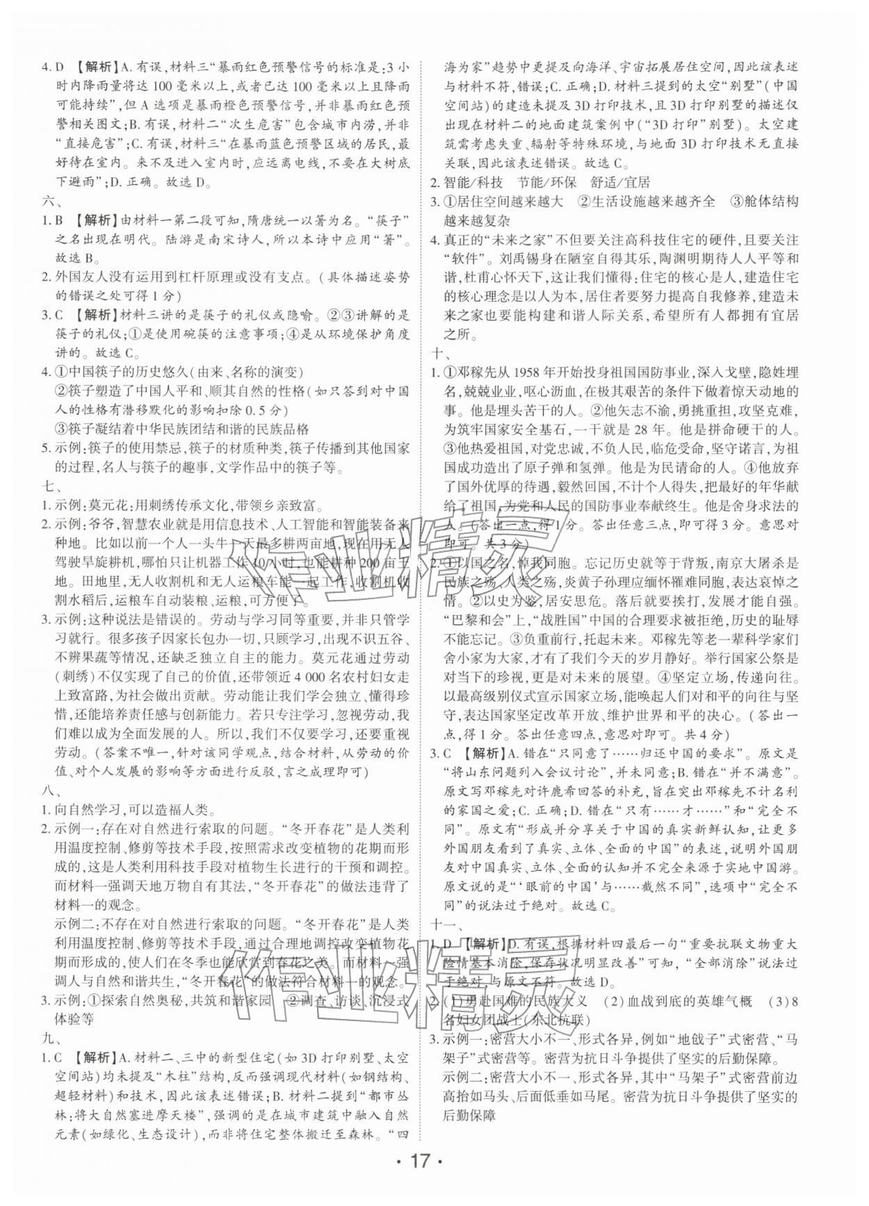 2026年语文总复习深圳专版&nbsp;第17页