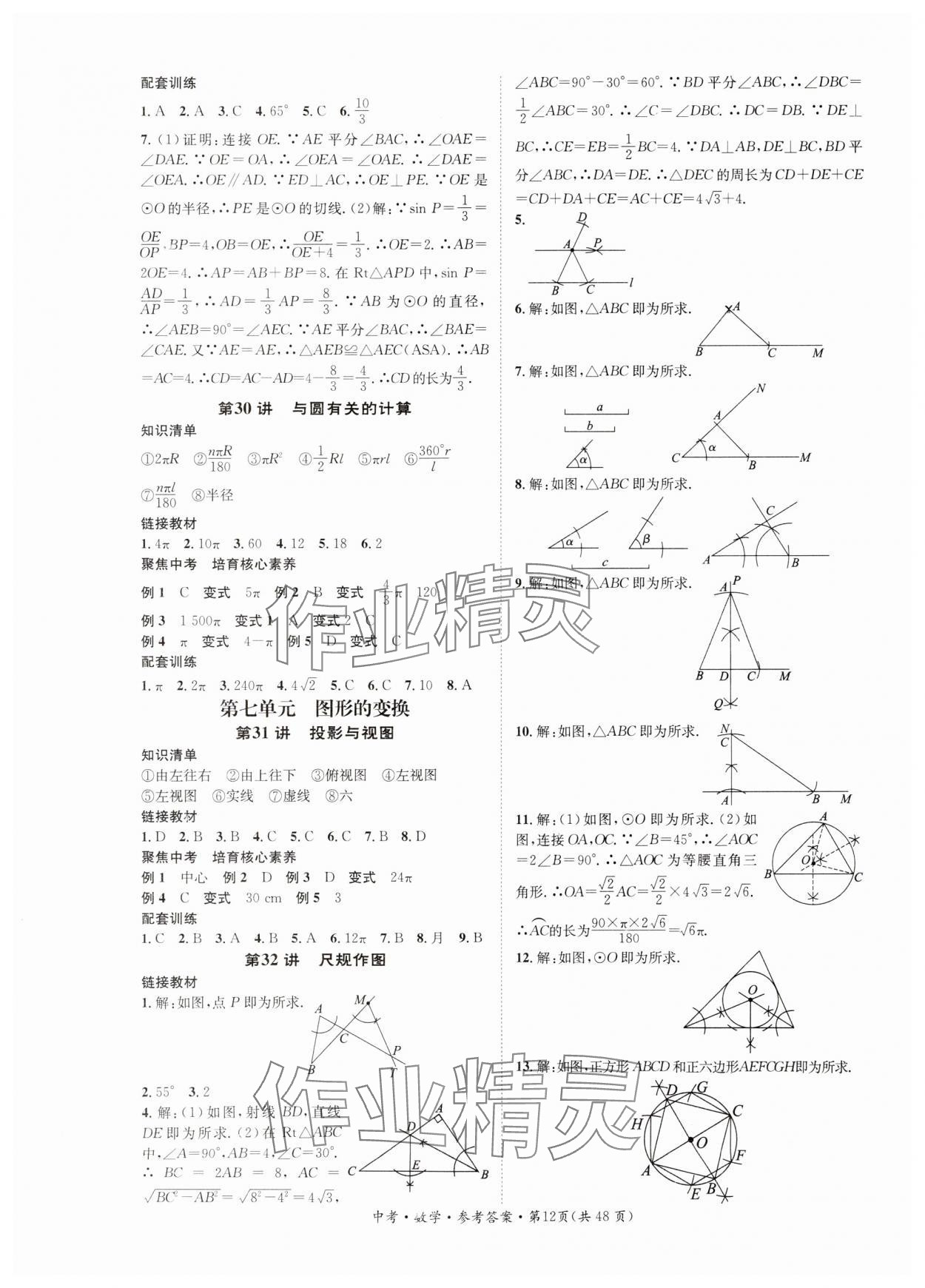 2024年星城中考數(shù)學(xué)長(zhǎng)沙專版 第12頁(yè)