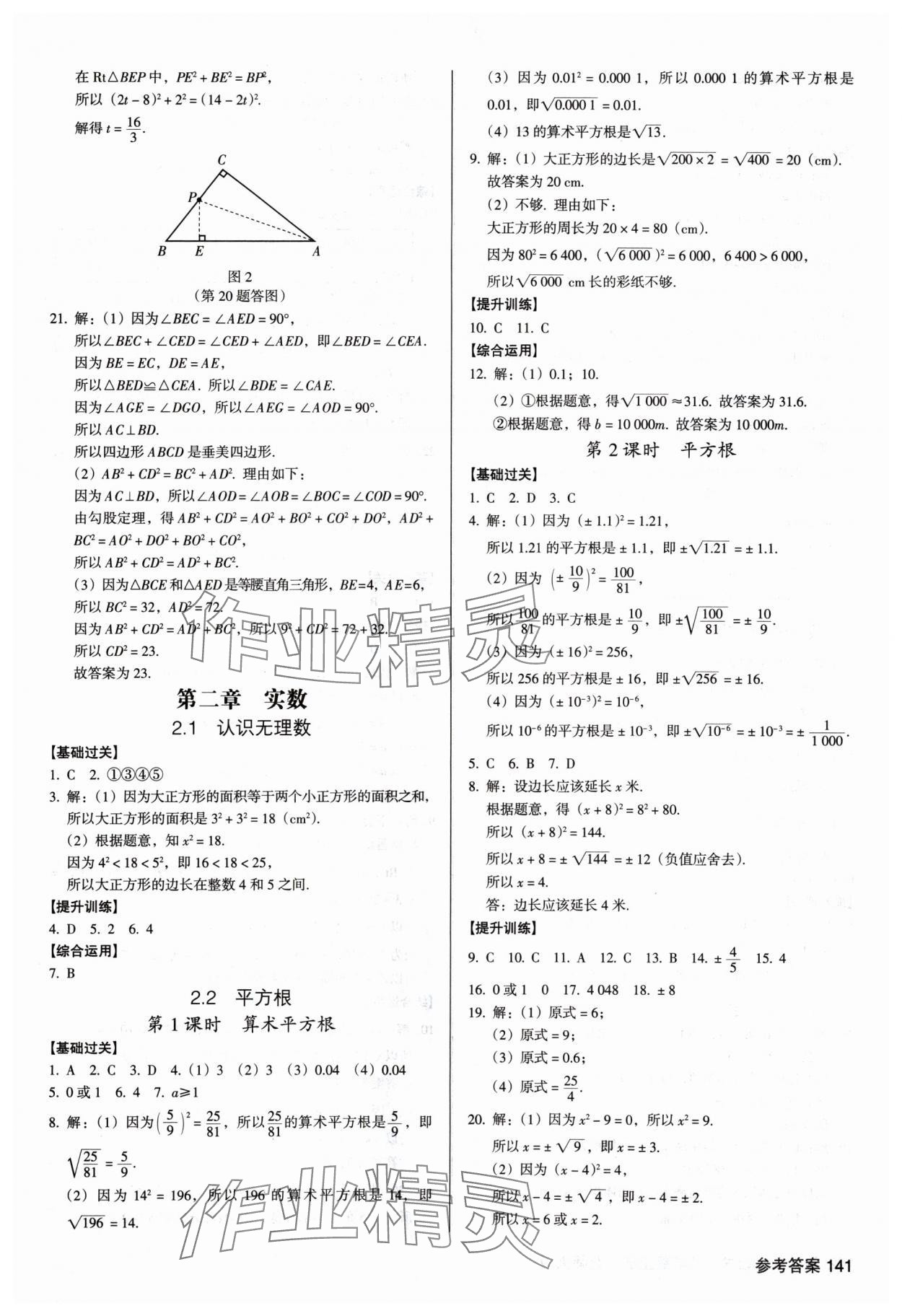 2024年全优点练课计划八年级数学上册北师大版 第5页