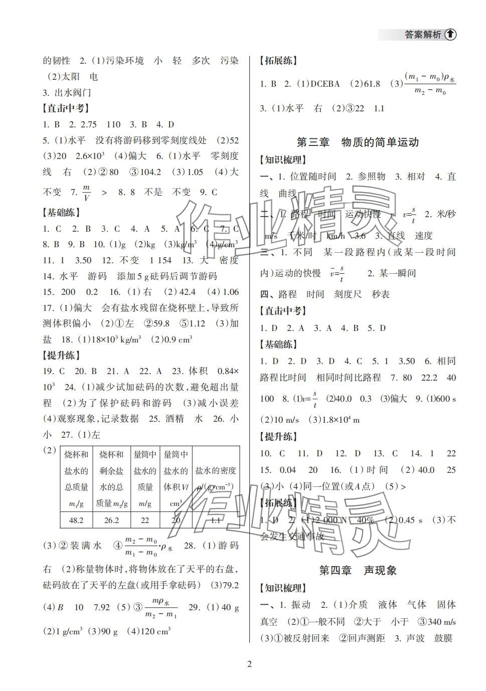 2024年海南中學(xué)中考總復(fù)習(xí)物理中考北師大版 第2頁(yè)