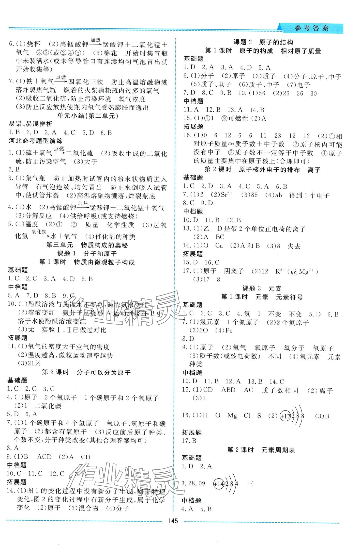 2024年績(jī)優(yōu)課堂高效提升滿分備考九年級(jí)化學(xué)全一冊(cè)人教版 第3頁